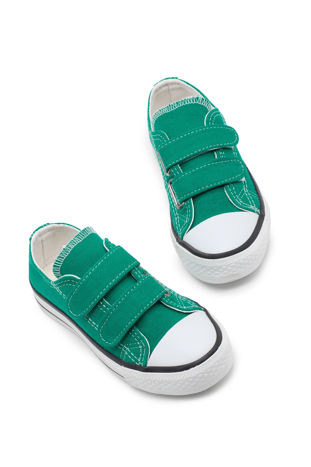 Tonny Black Yeşil Tonny Black Rahat Kalip Çocuk Unisex Çift Bantlı Ayakkabı