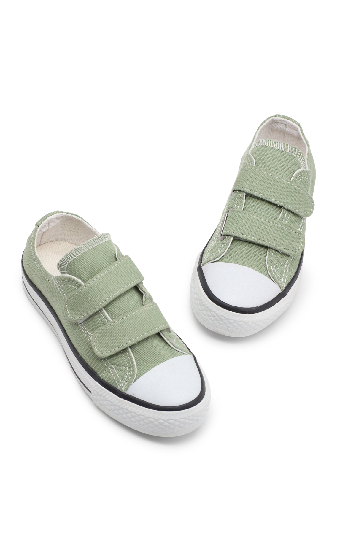 Tonny Black Yeşil Tonny Black Rahat Kalip Çocuk Unisex Çift Bantlı Ayakkabı