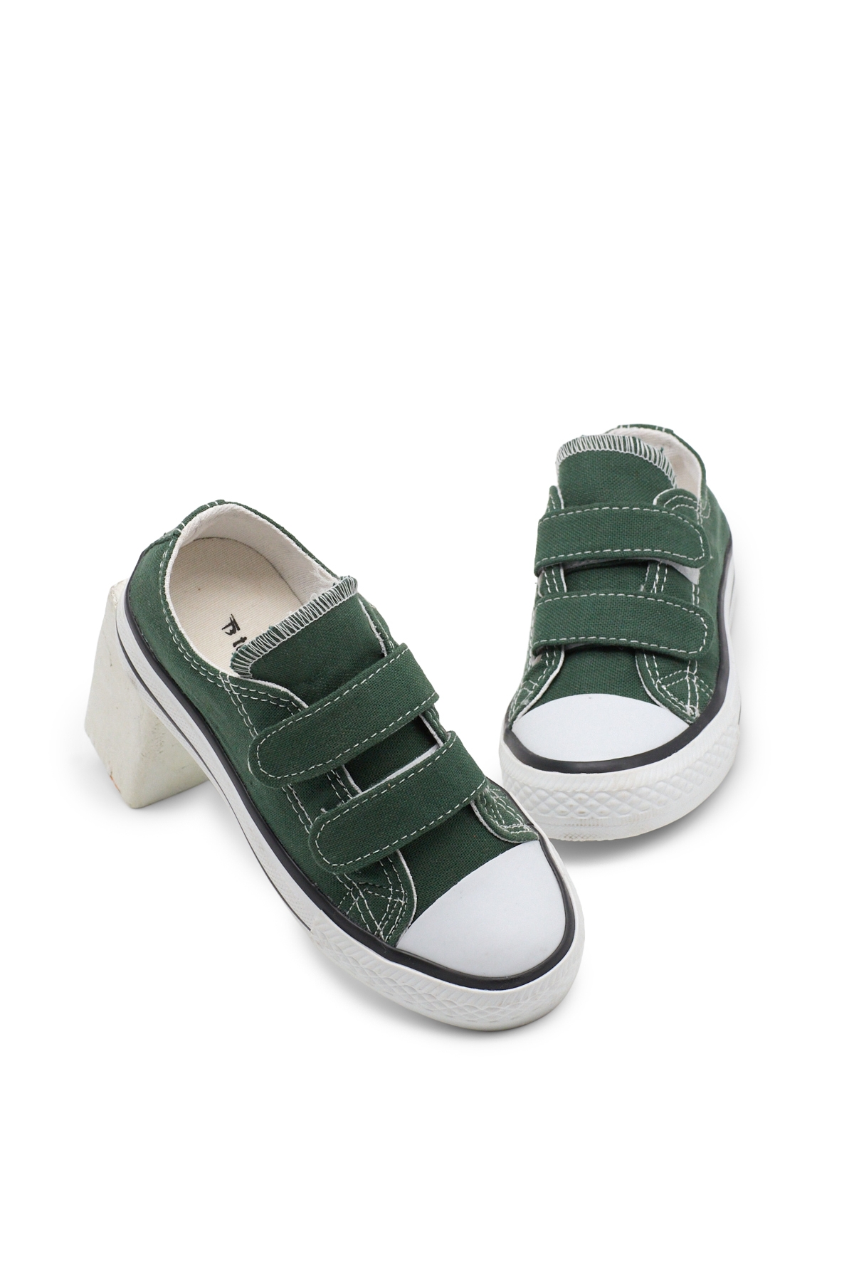 Tonny Black Yeşil Tonny Black Rahat Kalip Çocuk Unisex Çift Bantlı Ayakkabı