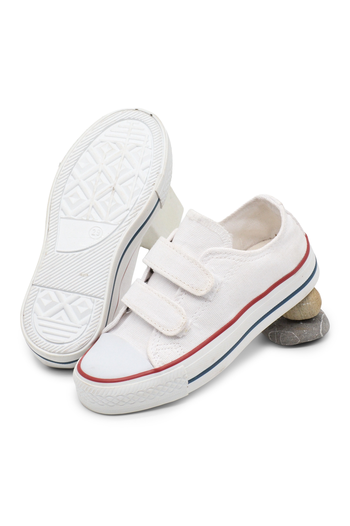 Tonny Black Yeşil Tonny Black Rahat Kalip Çocuk Unisex Çift Bantlı Ayakkabı