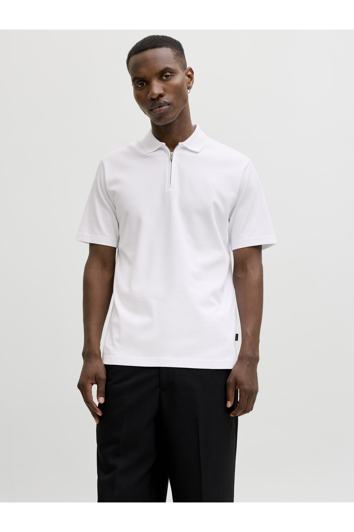 Jack&Jones Fusion Pique Erkek Beyaz Polo Yaka Tişört Fiyatları | Flo