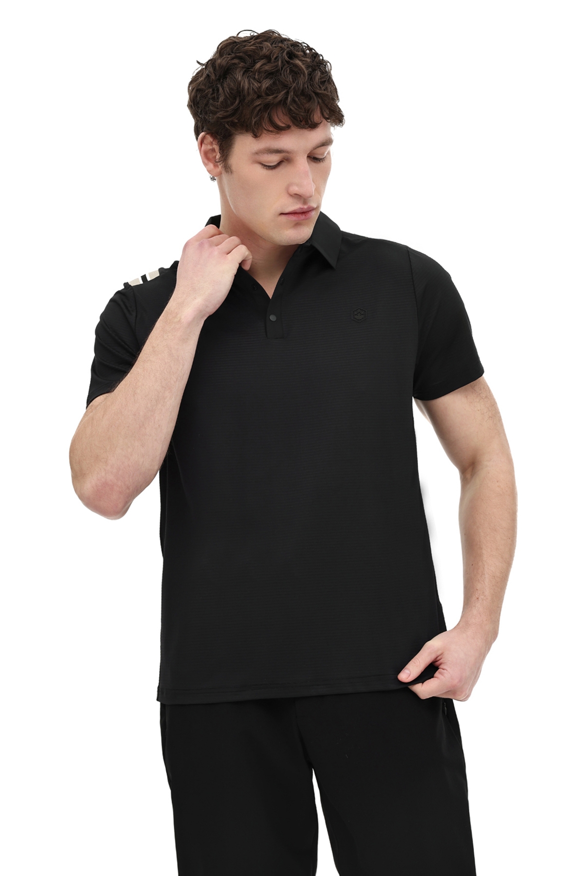 Lumberjack ML FABIAN 12ELG1-009 6FX Siyah Erkek Kısa Kol T-Shirt