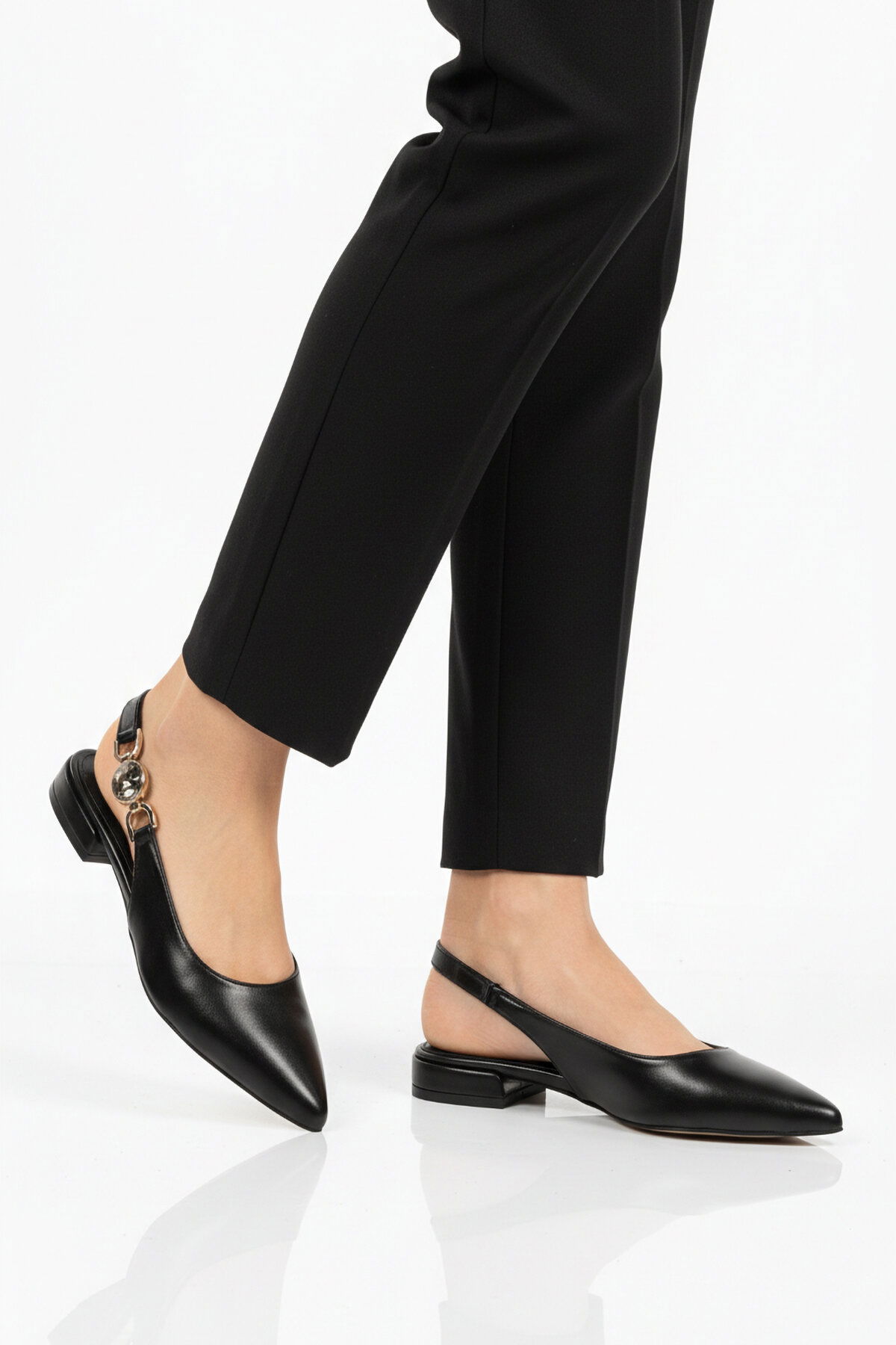 Ayakmod Siyah Ayakmod Hafif Kadın Babet 312573 Z