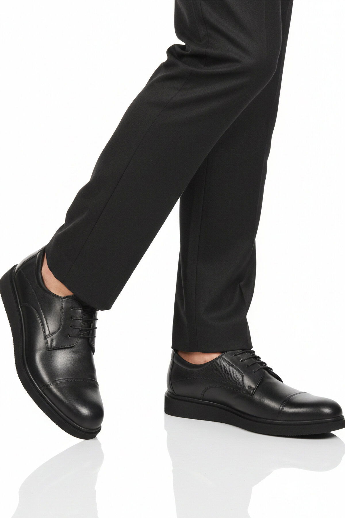Ayakmod Siyah Ayakmod Hakiki Deri Erkek Casual Ayakkabı 917 M