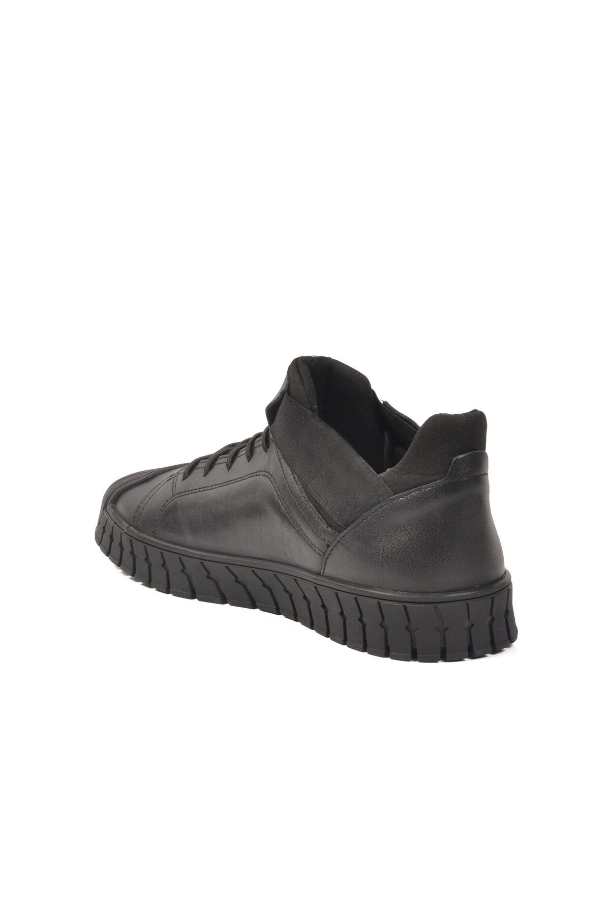 Marcomen Siyah Marcomen Hakiki Deri Erkek Casual Ayakkabı