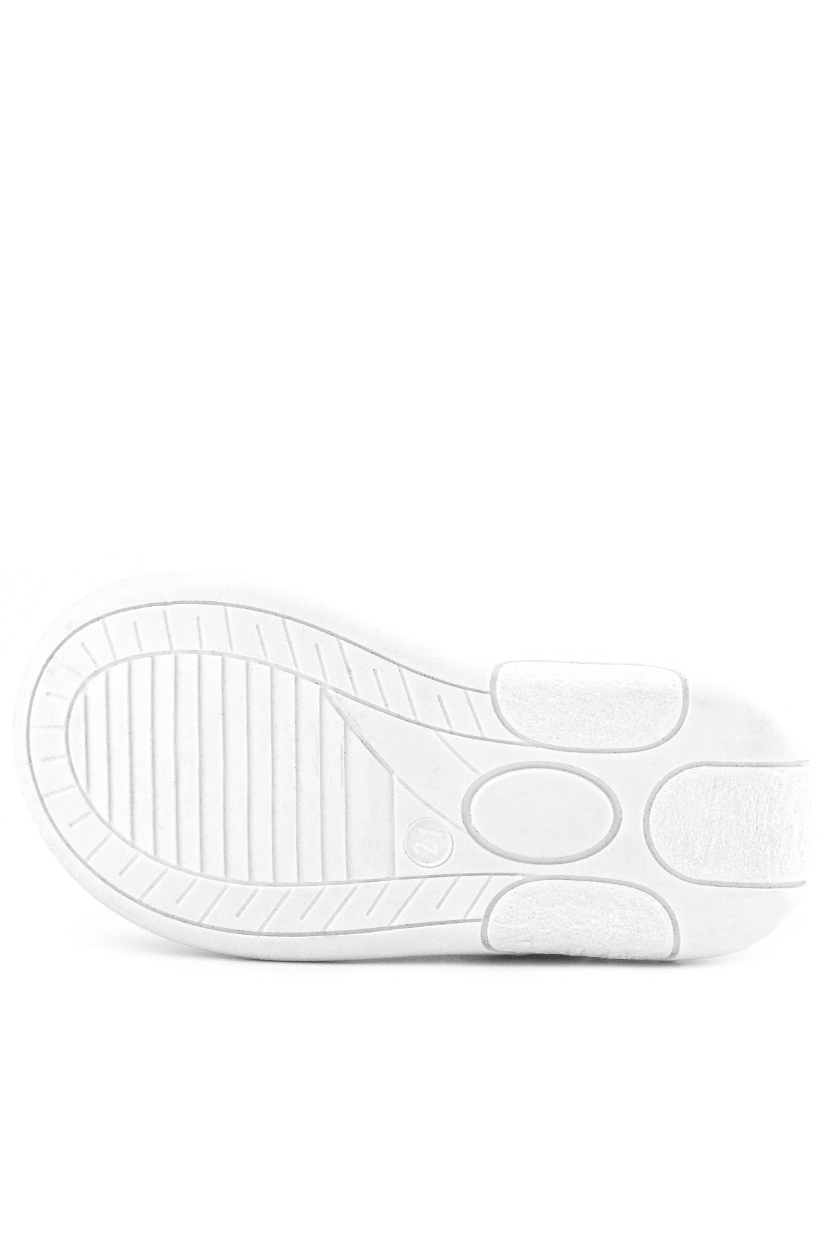 Rakerplus Beyaz Rakerplus Hakiki Deri Anatomik Cırtlı Kız Bebek Sandalet Ayakkabı