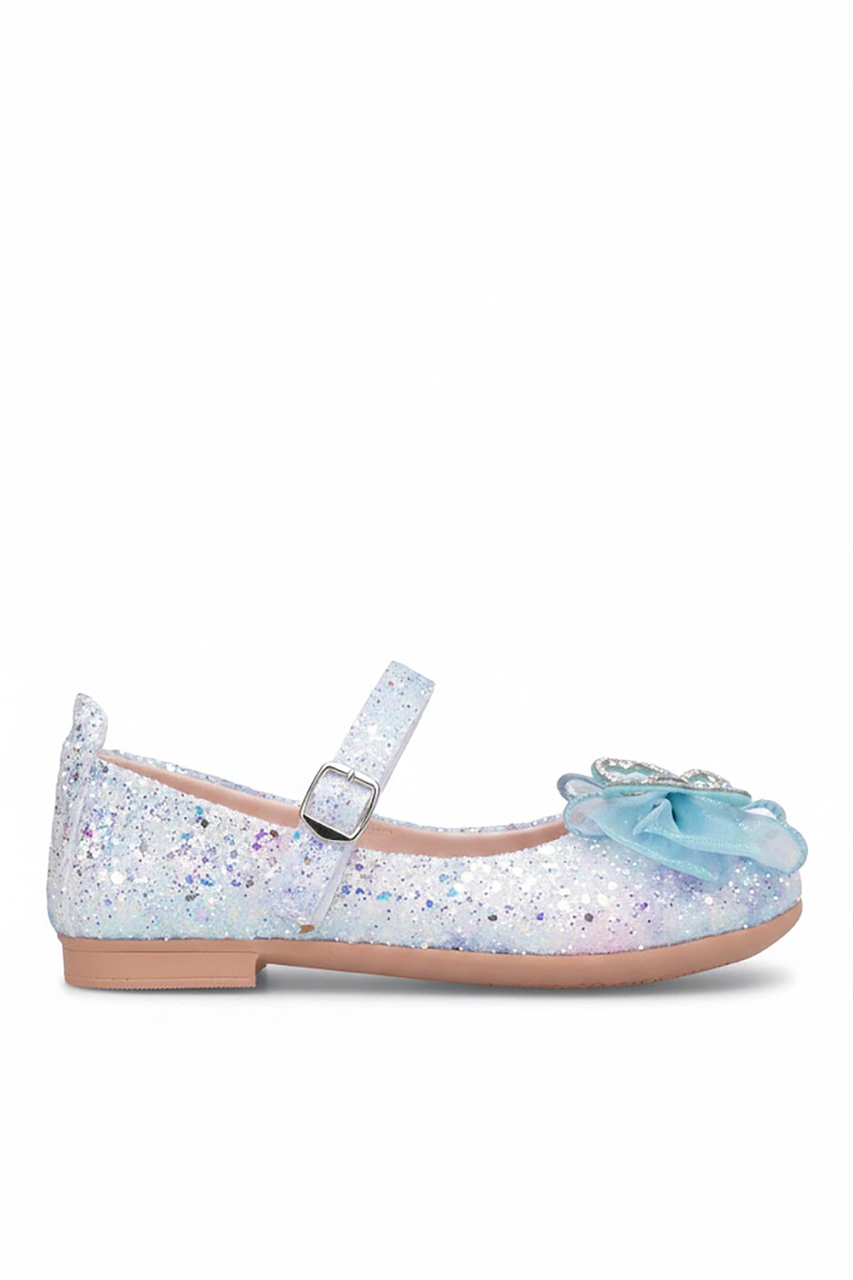 Ayakkabı Fuarı Pembe Ayakkabı Fuarı Fuari Elit HY-F-509-26Y Filet Kız Çocuk Babet