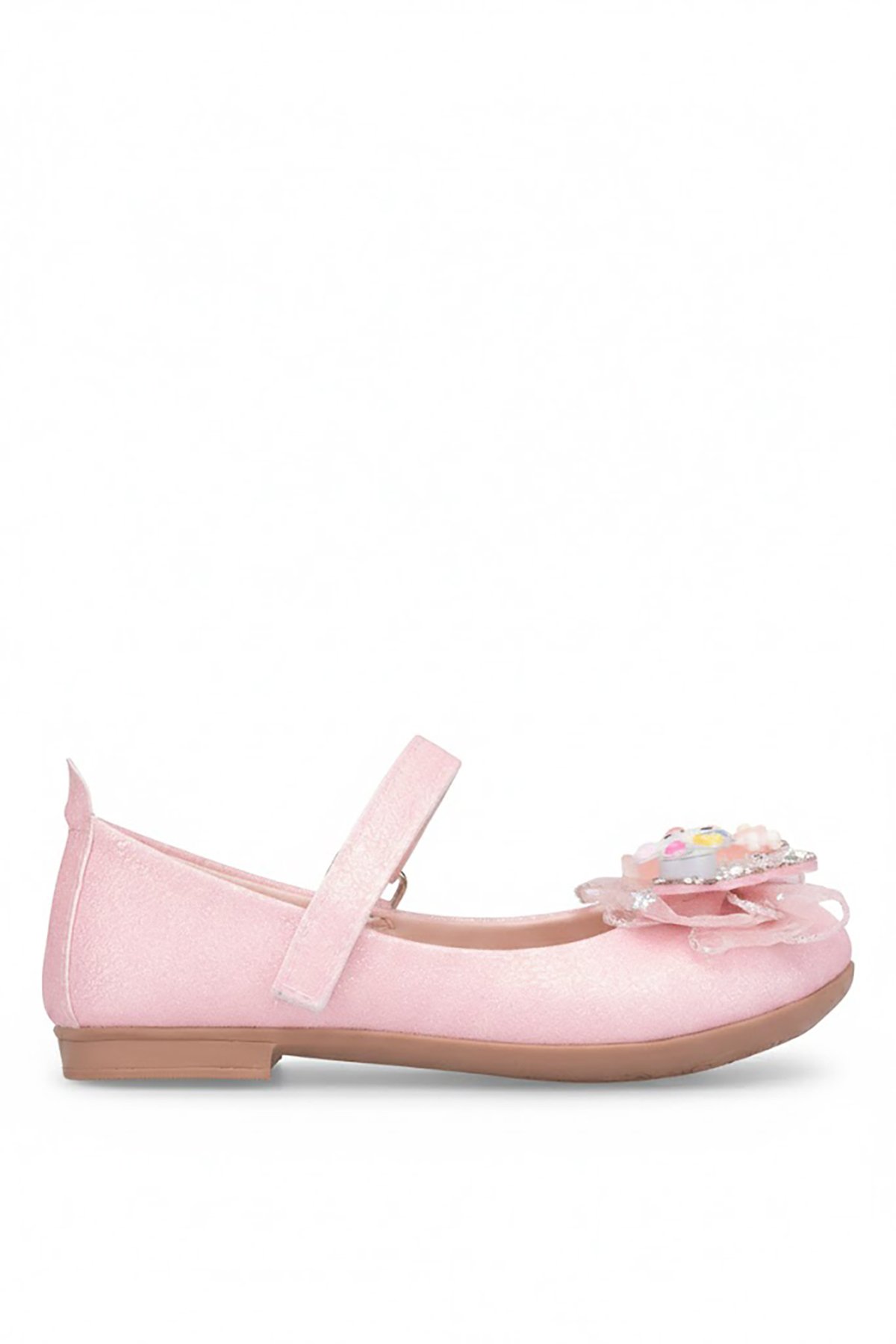 Ayakkabı Fuarı Pembe Ayakkabı Fuarı Elit Hy HY-B-506-26Y Bebe Kız Çocuk Babet