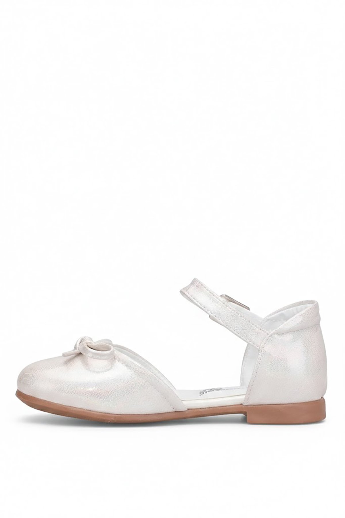 Ayakkabı Fuarı Beyaz Ayakkabı Fuarı Fuari Elit A-F-Bıyık-26Y Filet Kız Çocuk Babet