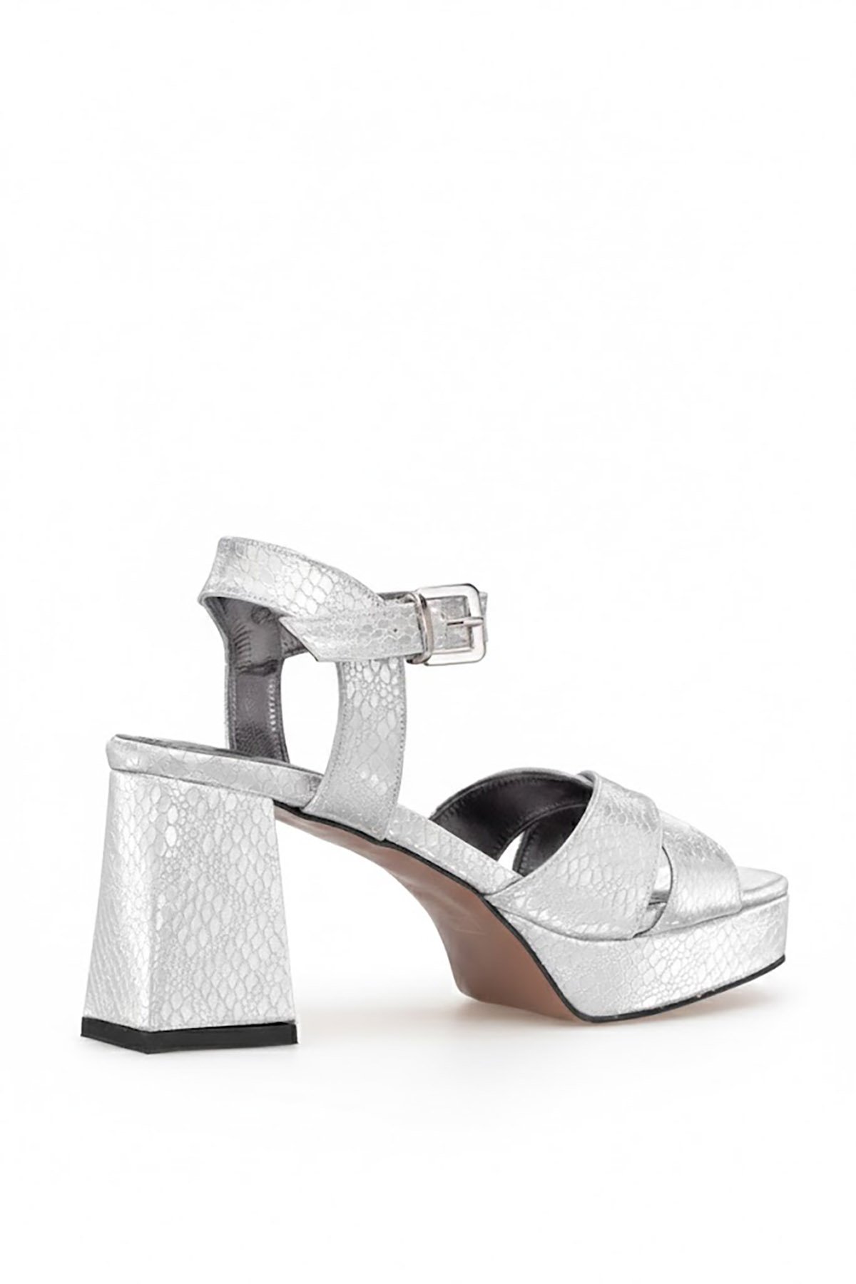 Ayakkabı Fuarı Gümüş Ayakkabı Fuarı Elit PM08 K99-1T Kadın Klasik Topuklu