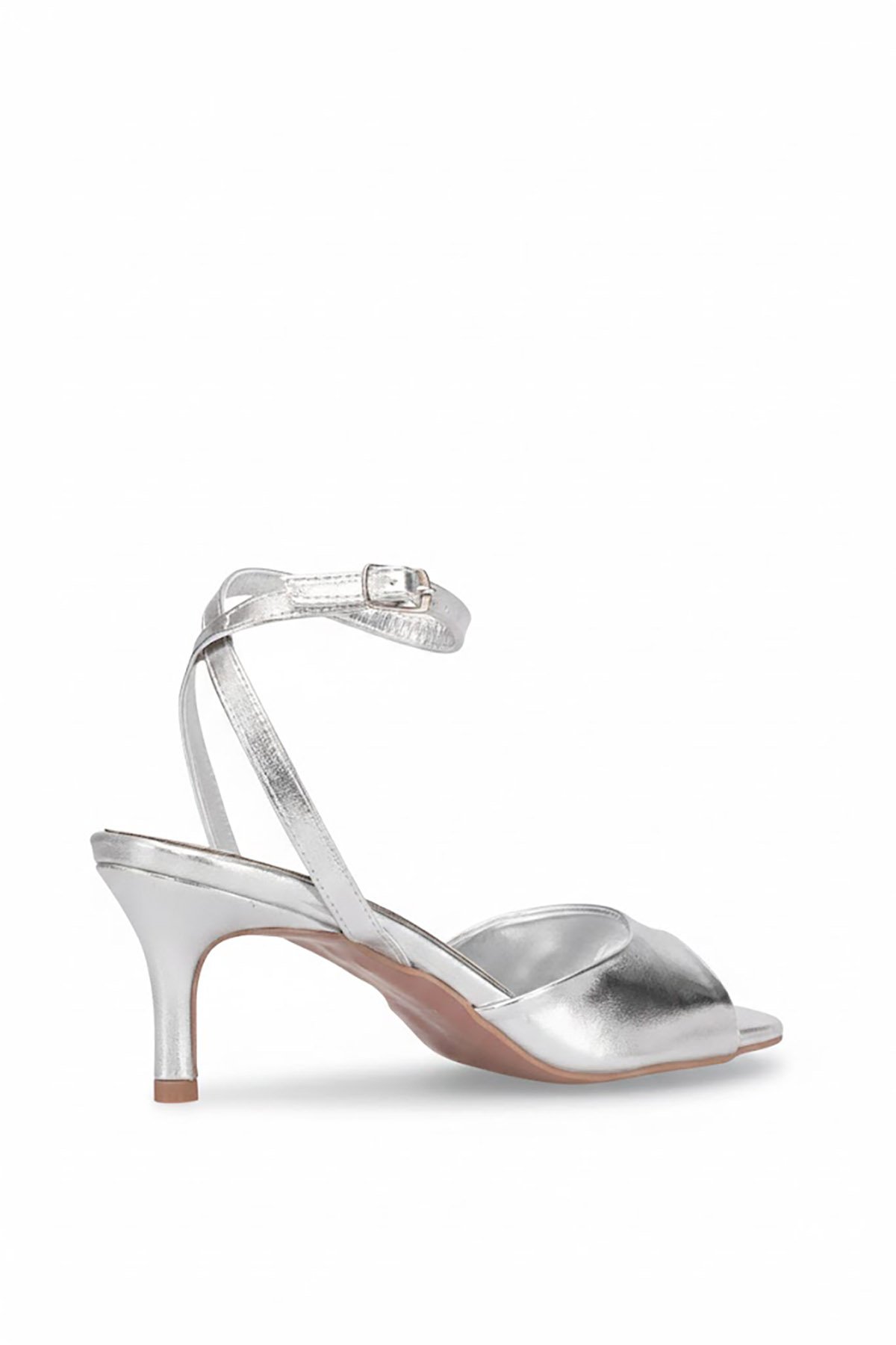 Ayakkabı Fuarı Beyaz Ayakkabı Fuarı Fuari Elit PM44 K0112 Kadın Klasik Topuklu