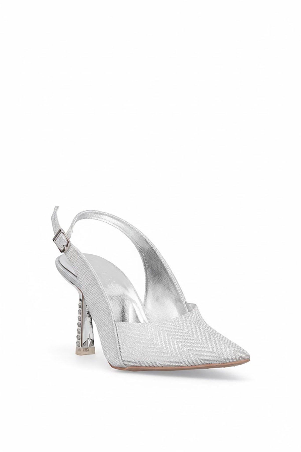 Ayakkabı Fuarı Gümüş Ayakkabı Fuarı Fuari Elit PM439 K3010 Kadın Klasik Topuklu