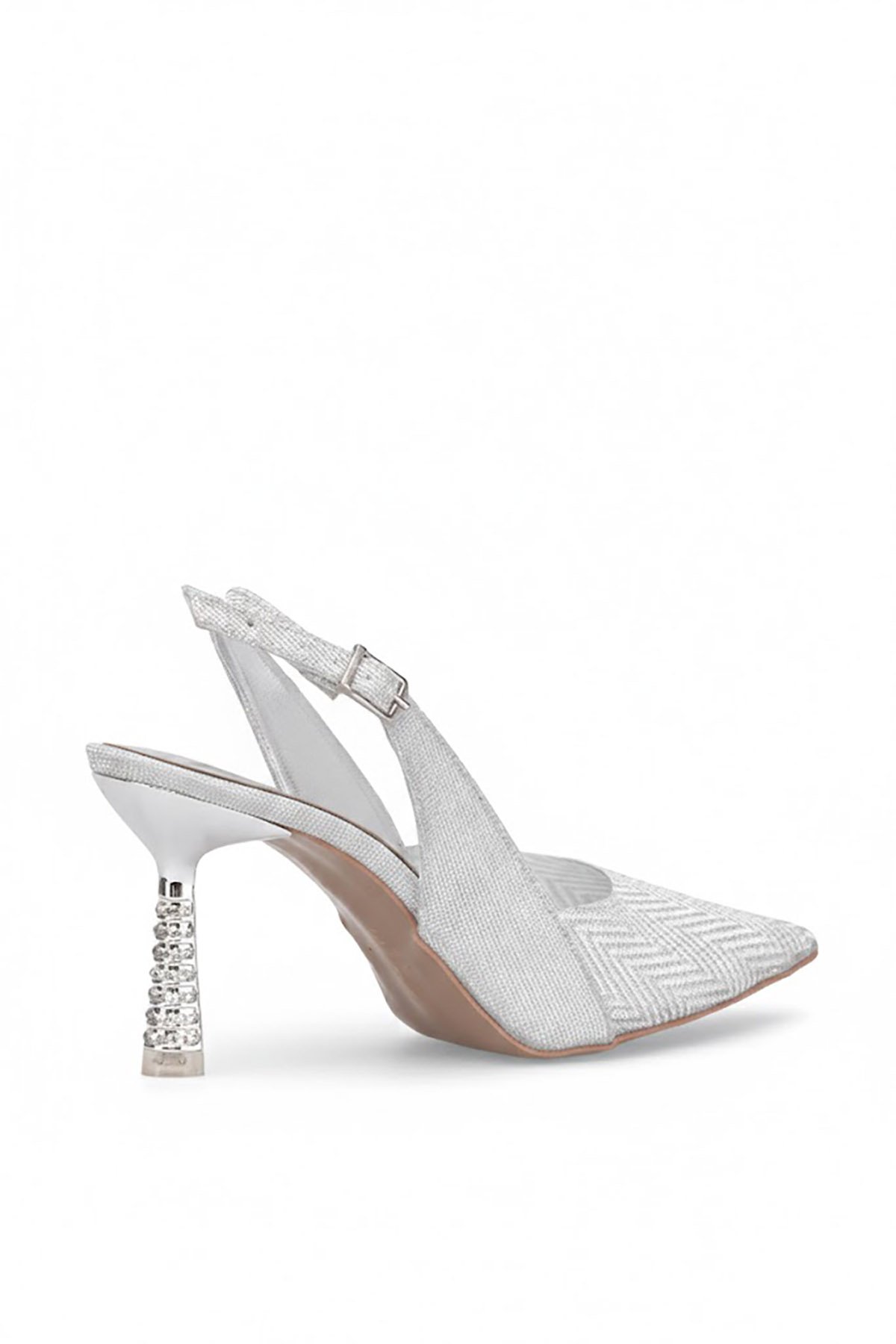 Ayakkabı Fuarı Gümüş Ayakkabı Fuarı Fuari Elit PM439 K3010 Kadın Klasik Topuklu