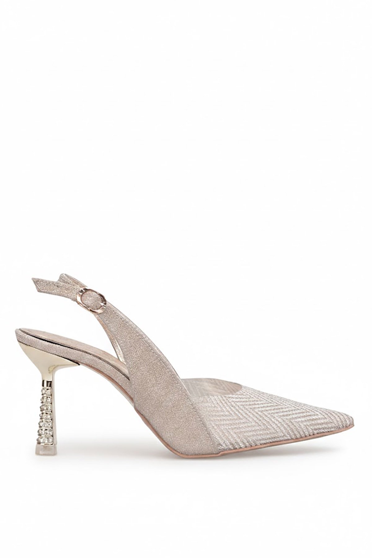 Ayakkabı Fuarı Gümüş Ayakkabı Fuarı Fuari Elit PM439 K3010 Kadın Klasik Topuklu