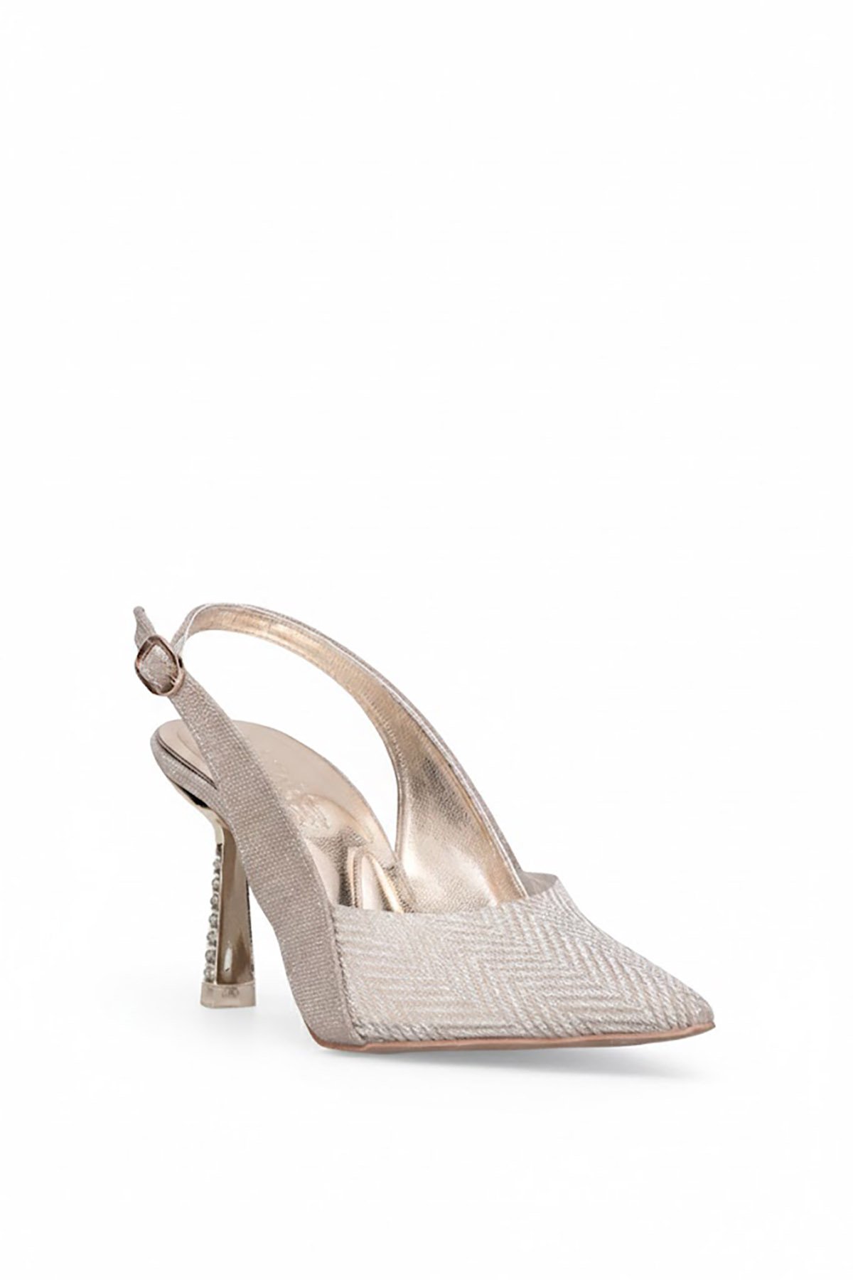 Ayakkabı Fuarı Gümüş Ayakkabı Fuarı Fuari Elit PM439 K3010 Kadın Klasik Topuklu