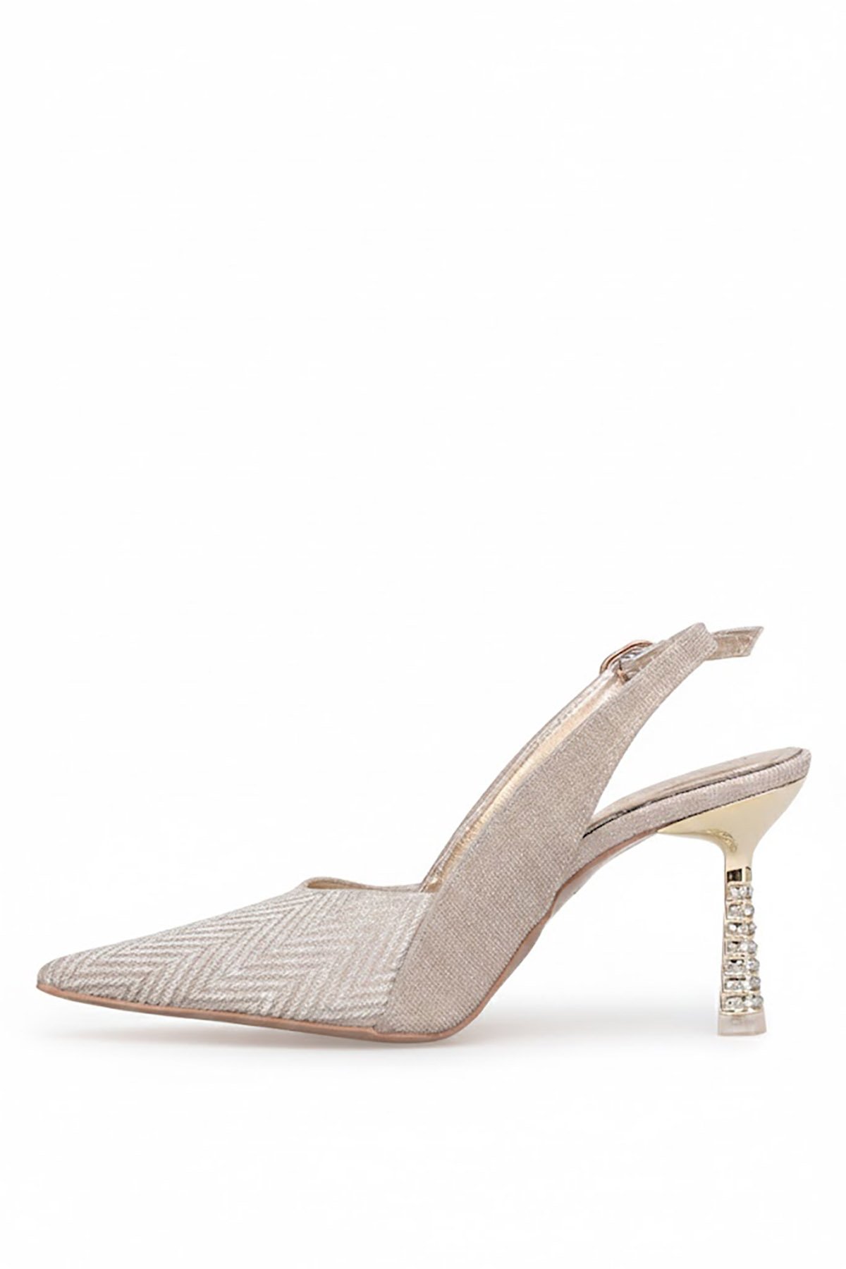 Ayakkabı Fuarı Gümüş Ayakkabı Fuarı Fuari Elit PM439 K3010 Kadın Klasik Topuklu