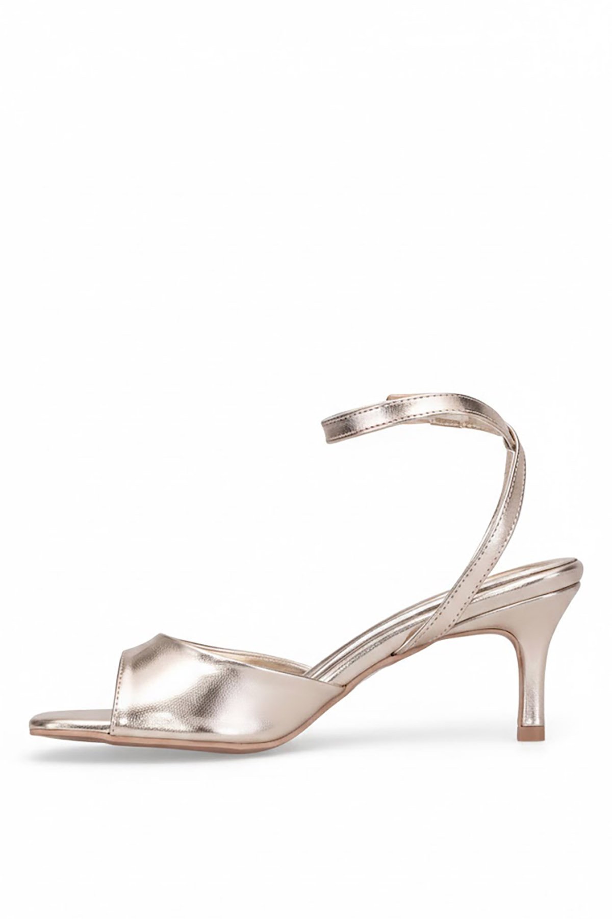 Ayakkabı Fuarı Beyaz Ayakkabı Fuarı Fuari Elit PM44 K0112 Kadın Klasik Topuklu