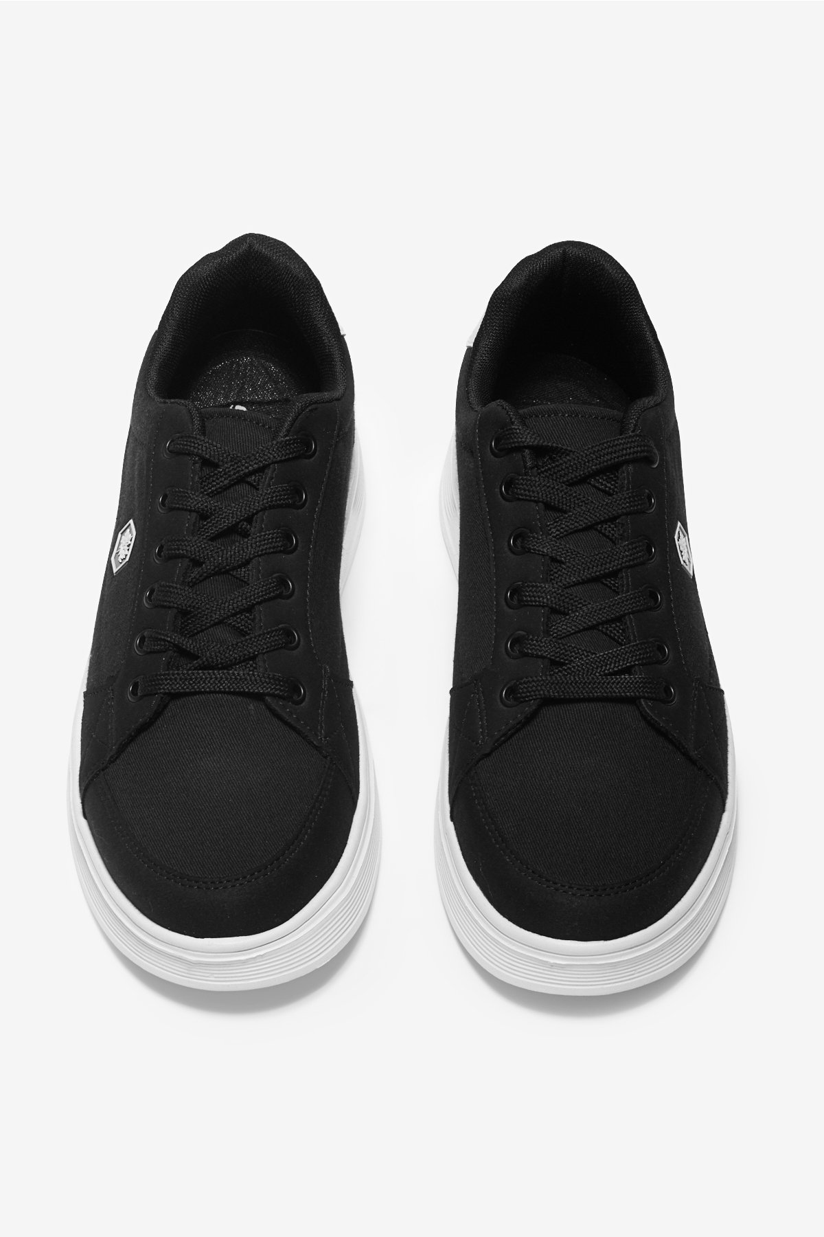 Tonny Black Siyah Tonny Black Rahat Kalip Erkek Faylon Taban Bağcıklı Spor Ayakkabı