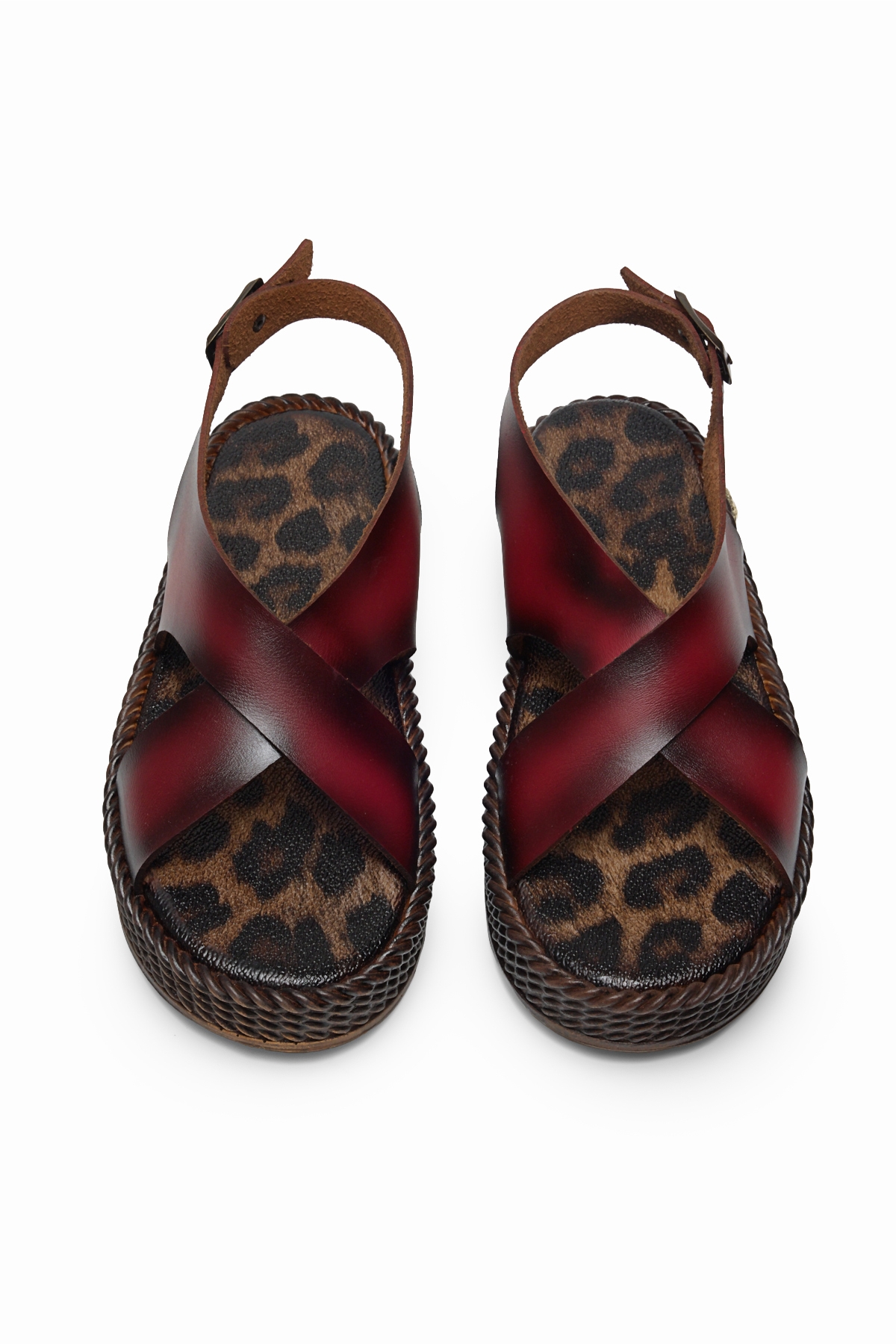 Tonny Black Yeşil Tonny Black Poli Taban Kadın Rahat Çapraz Bantlı Sandalet