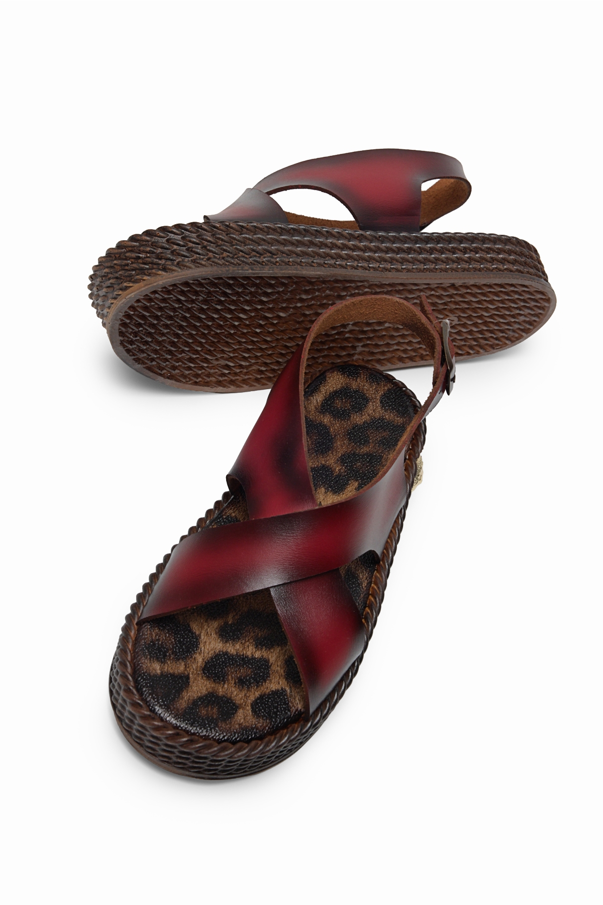 Tonny Black Yeşil Tonny Black Poli Taban Kadın Rahat Çapraz Bantlı Sandalet