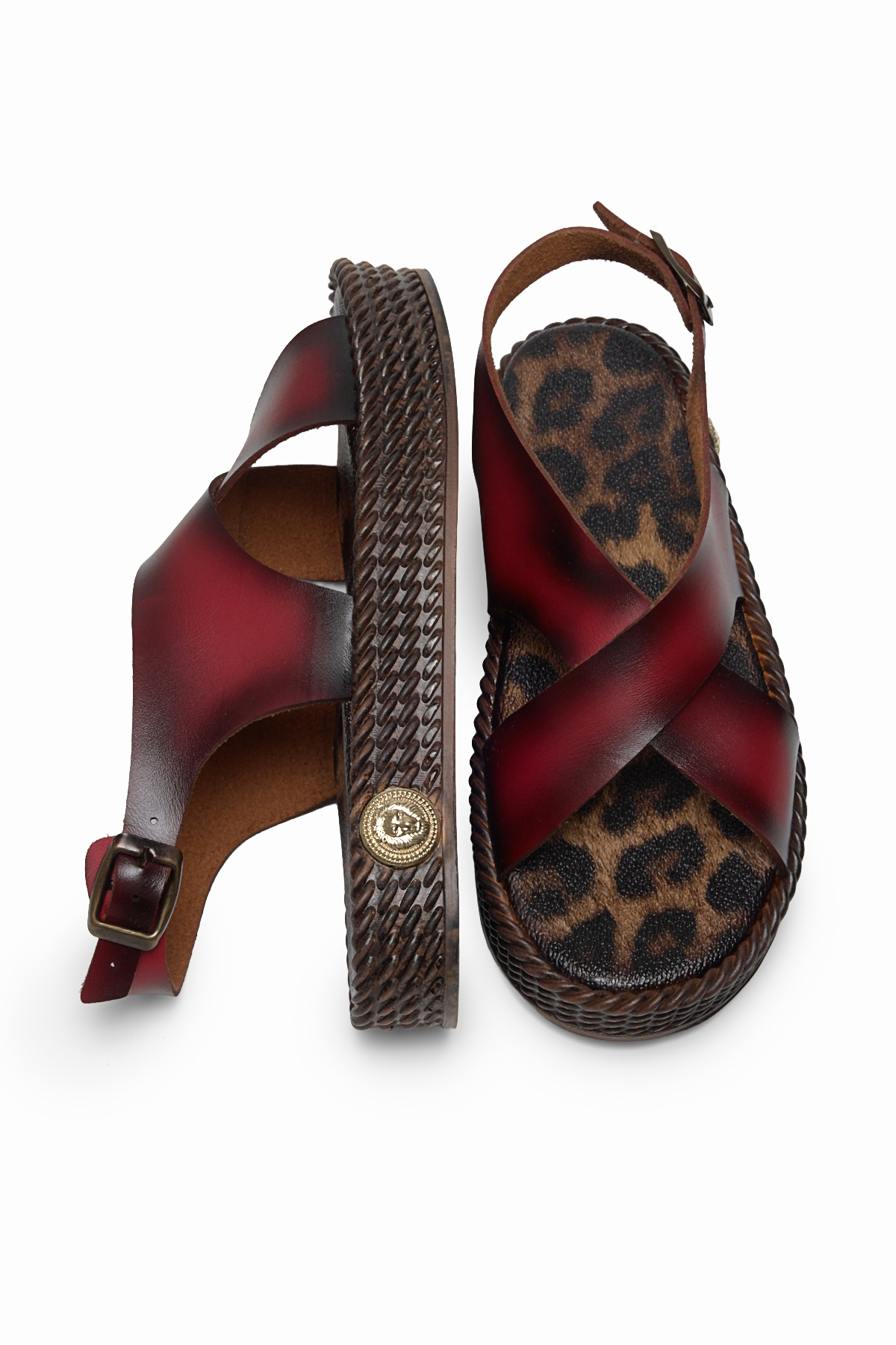 Tonny Black Yeşil Tonny Black Poli Taban Kadın Rahat Çapraz Bantlı Sandalet