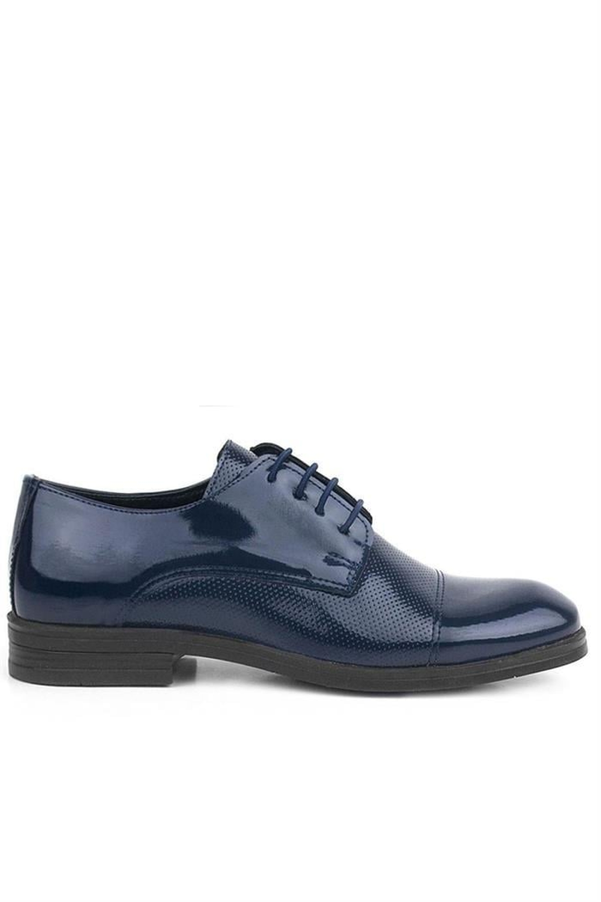 Rakerplus Lacivert Rakerplus Rugan Bağcıklı Oxford Klasik Çocuk Ayakkabı