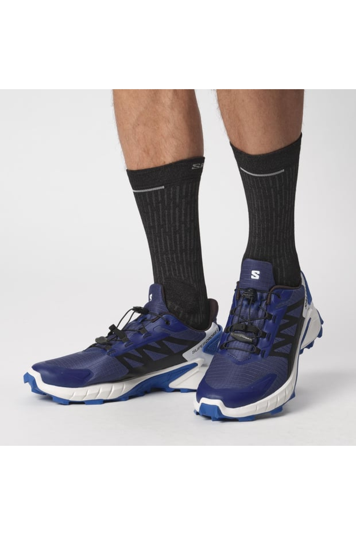 Salomon Mavi Salomon Supercross 4 L41736200 Outdoor TrailRunning Patika Unisex Koşu Ayakkabısı