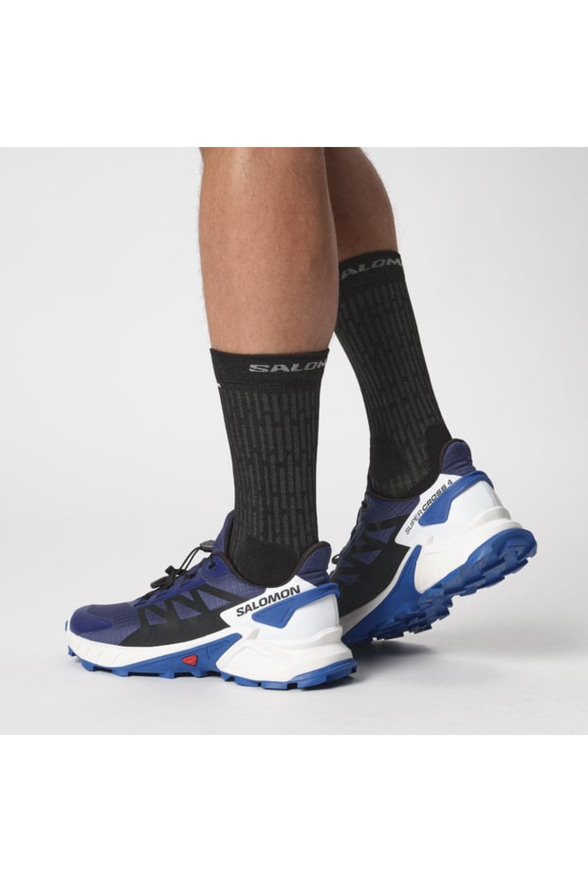 Salomon Mavi Salomon Supercross 4 L41736200 Outdoor TrailRunning Patika Unisex Koşu Ayakkabısı