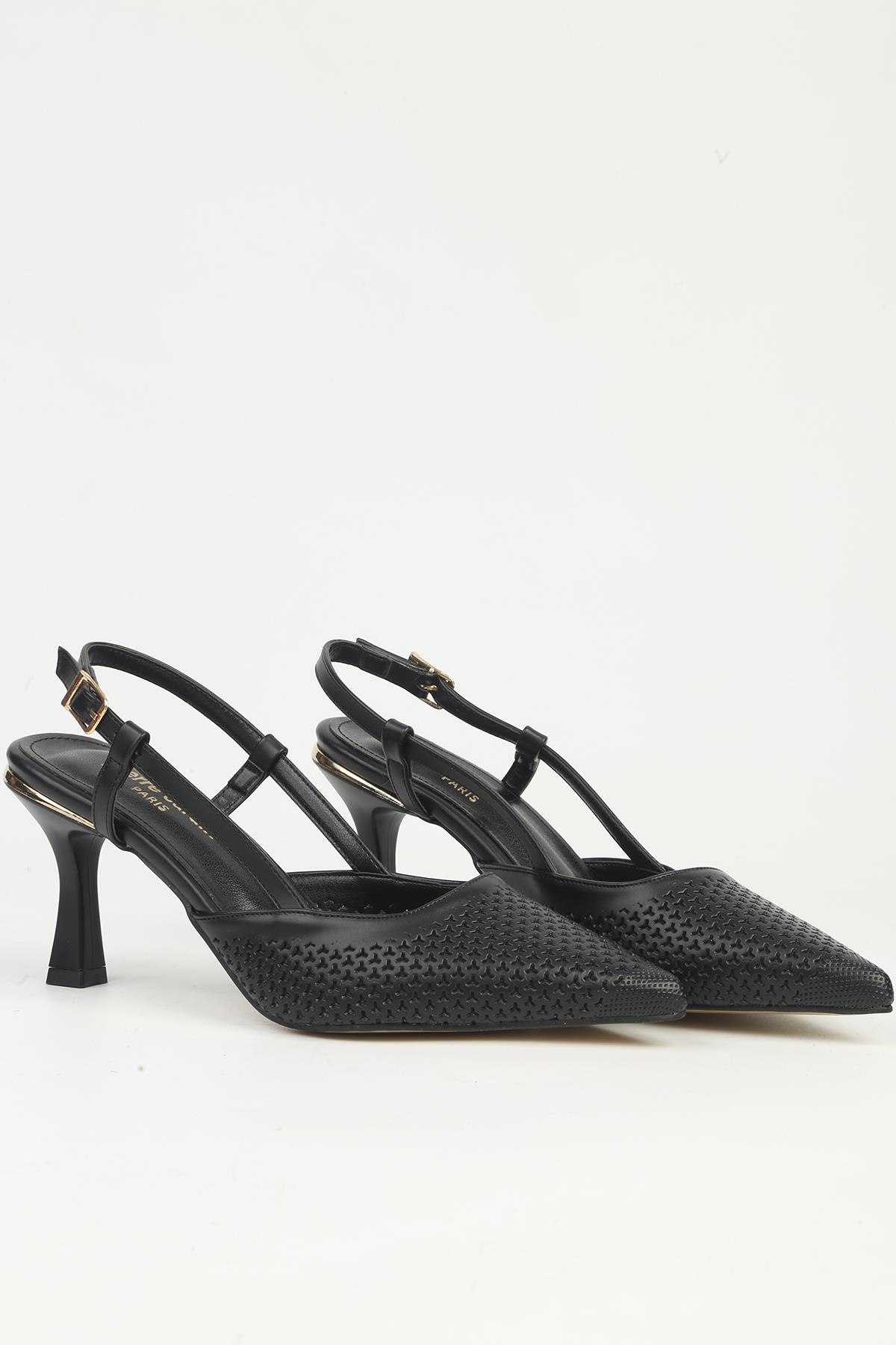 Pierre Cardin Siyah Pierre Cardin ®| Pc Kadın Topuklu Ayakkabı PC-55776