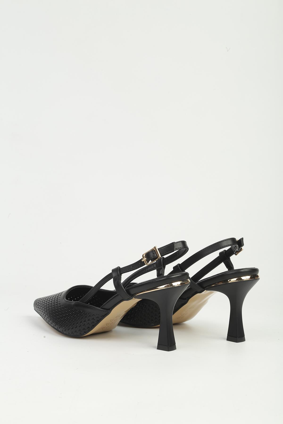 Pierre Cardin Siyah Pierre Cardin ®| Pc Kadın Topuklu Ayakkabı PC-55776