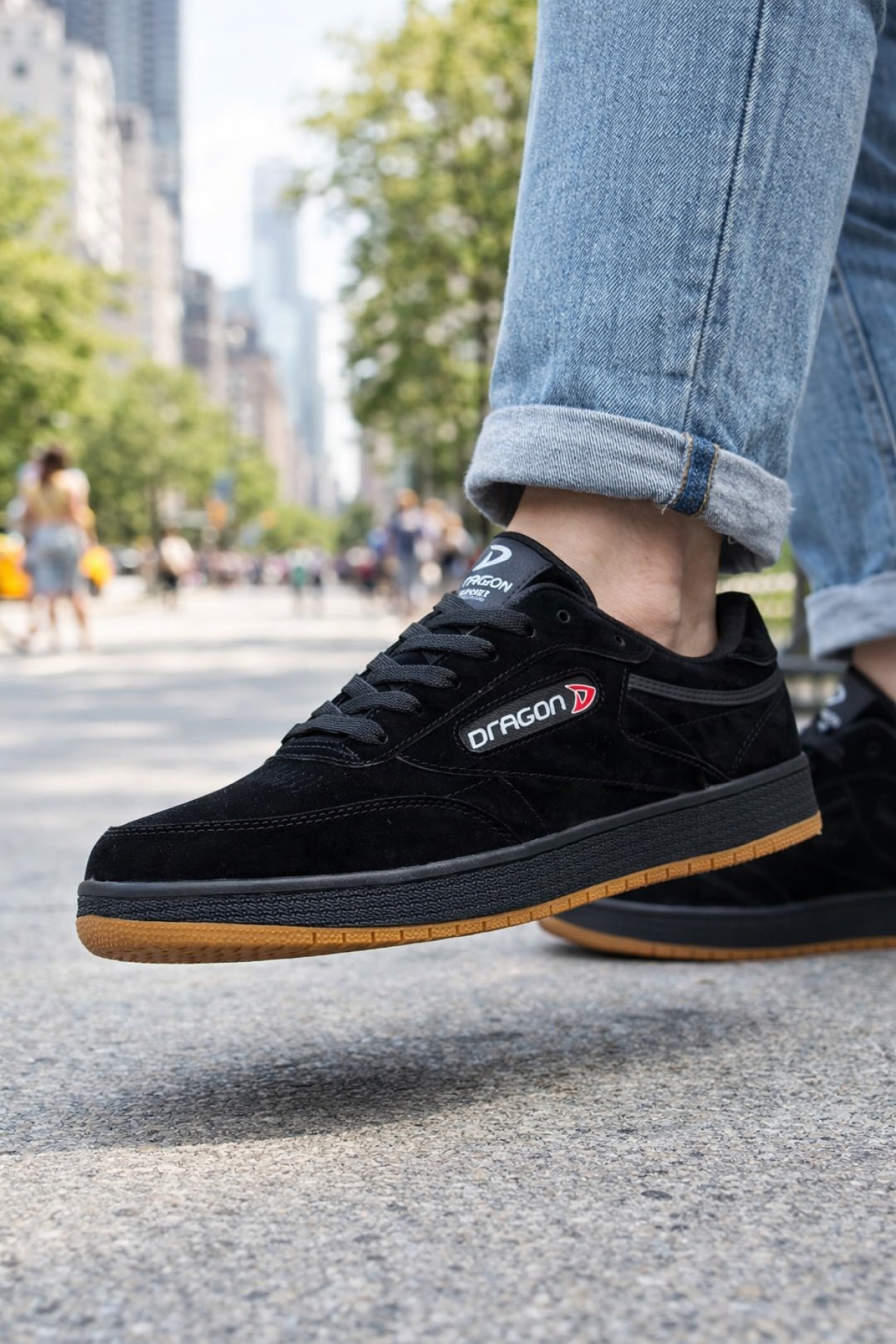 Ghattix Sneaker Yeni Sezon Erkek Spor Ayakkabı Siyah-siyah