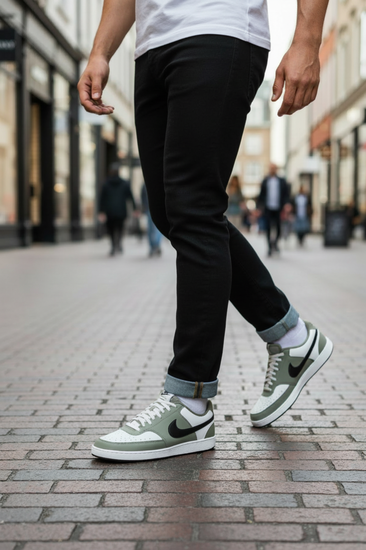 Nike Beyaz Nike Vision Court Low Erkek