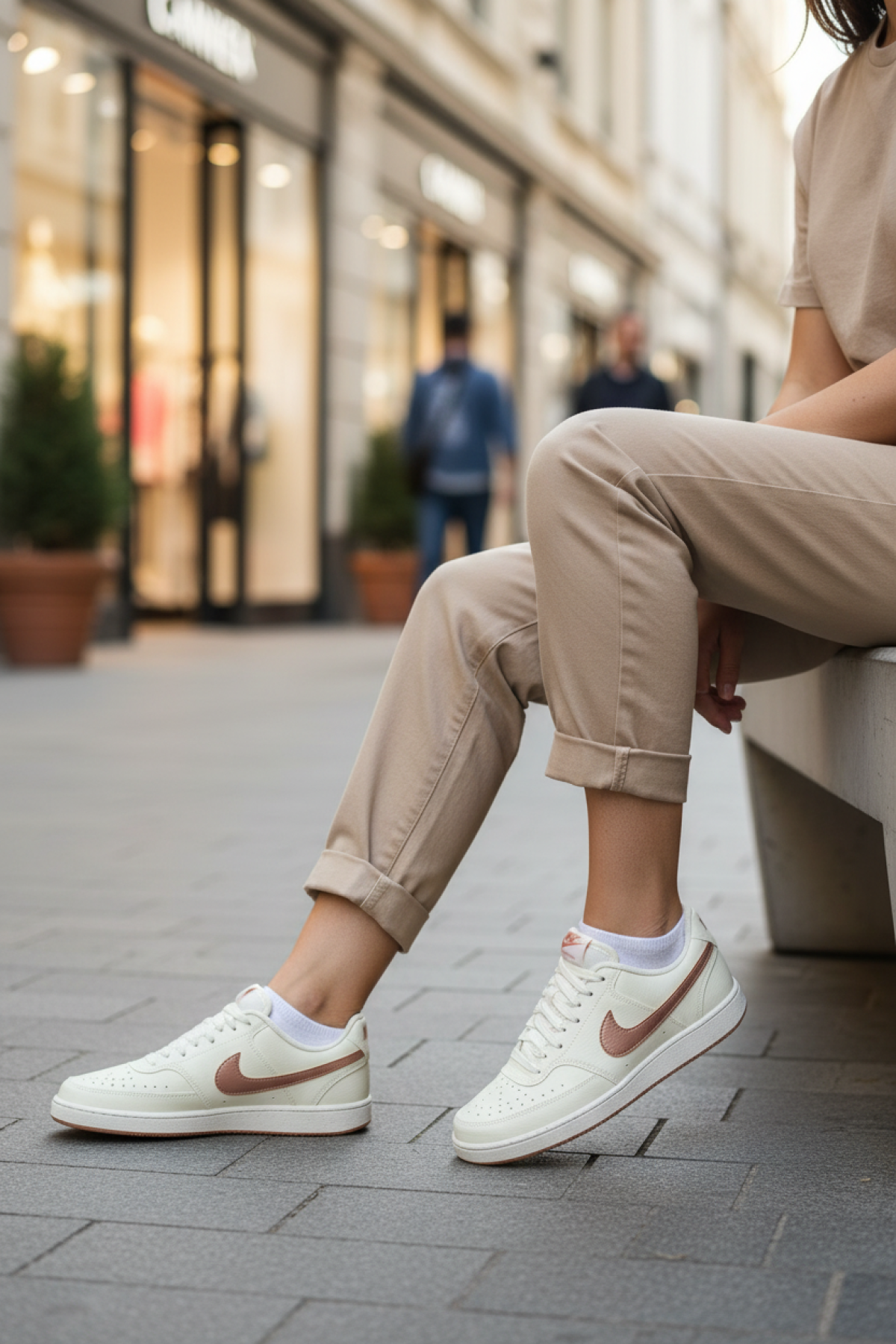 Nike Bej Nike Vision W COURT LO NN