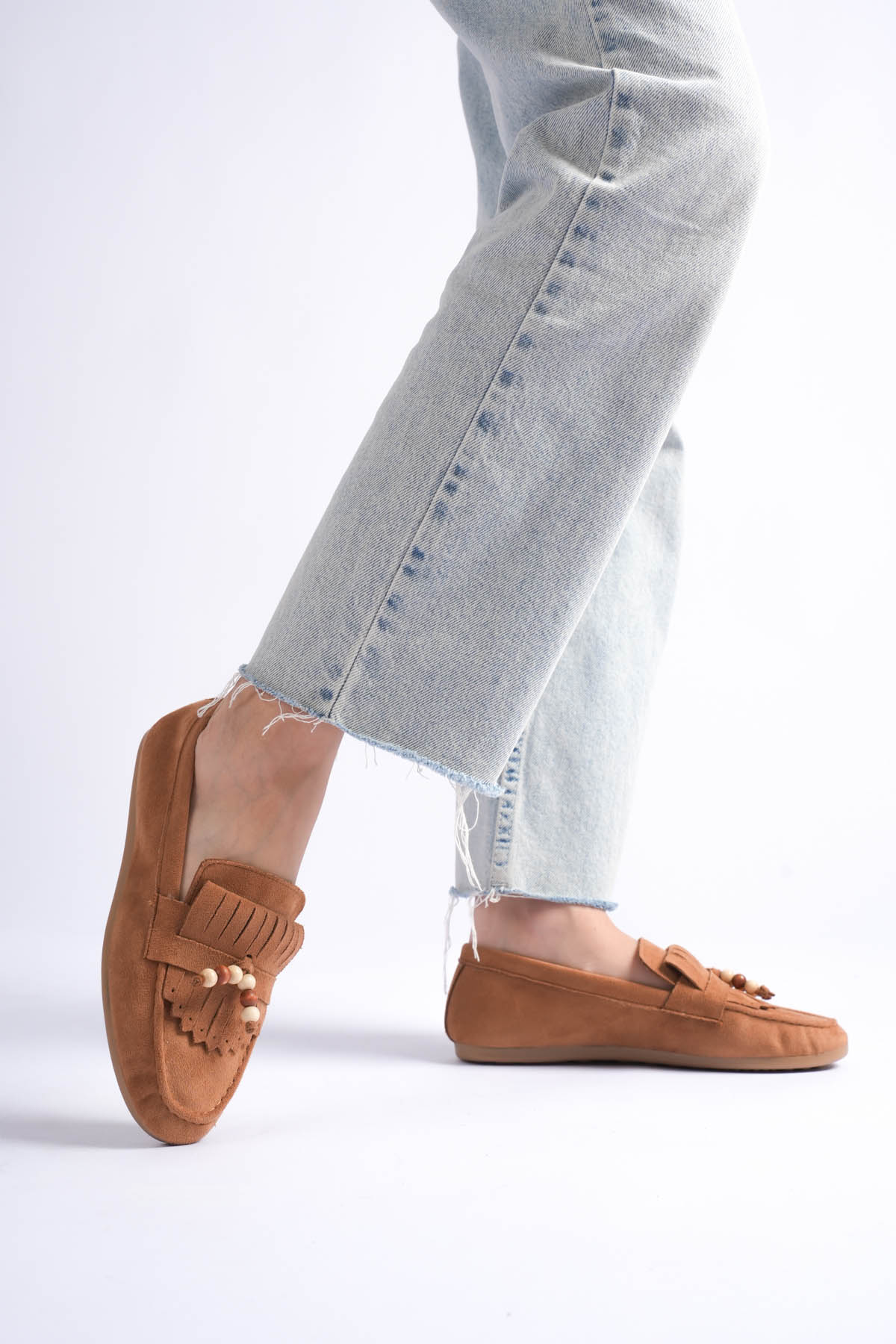 Tonny Black Kahverengi Tonny Black Rahat Kalip Kadın Günlük Tokalı Babet