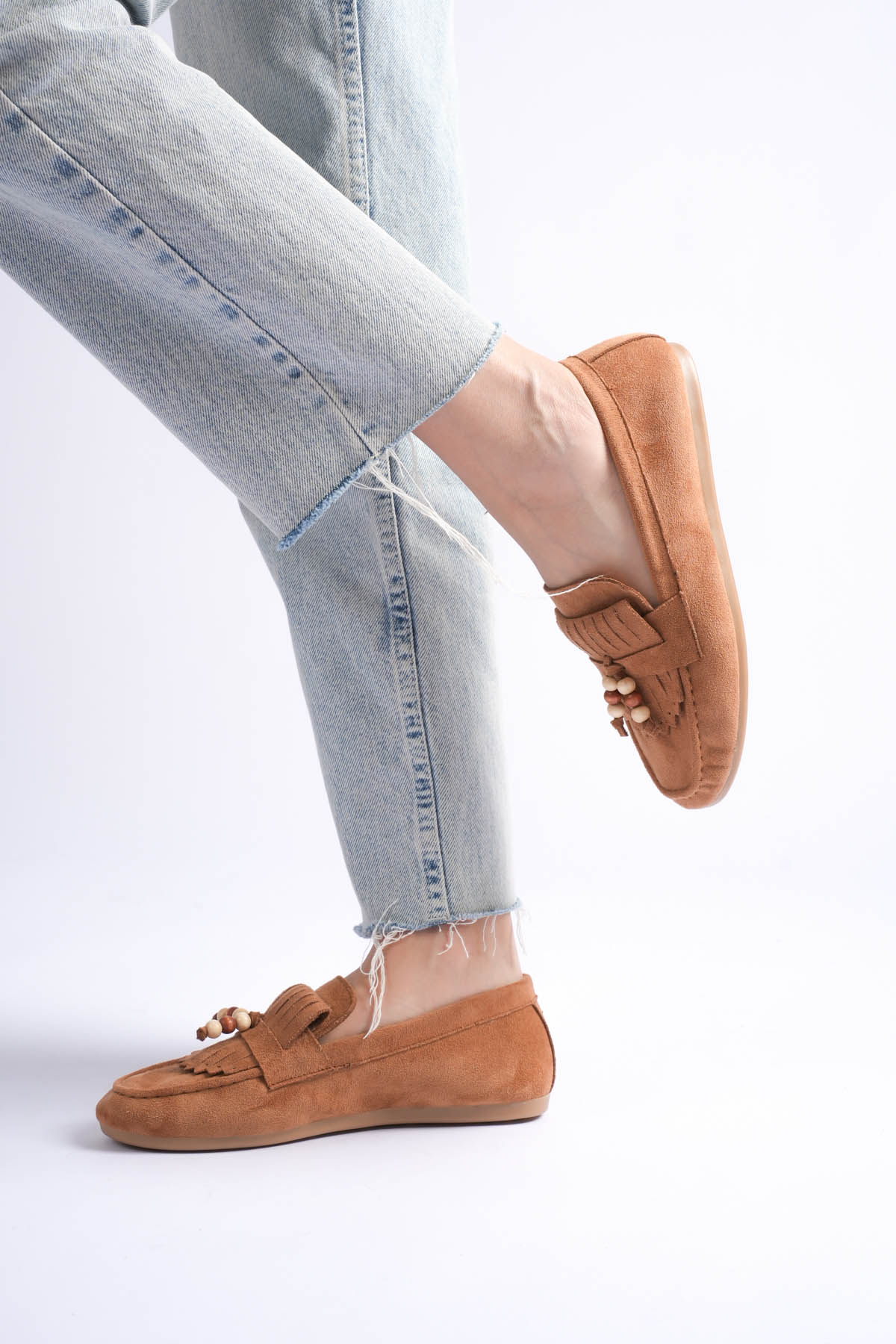 Tonny Black Kahverengi Tonny Black Rahat Kalip Kadın Günlük Tokalı Babet