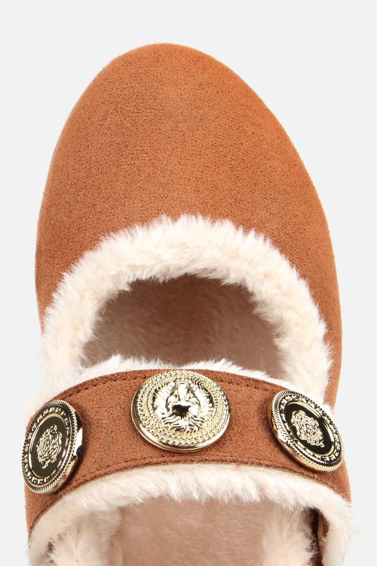 Yaya By Hotiç Kahverengi Yaya By Hotiç Yaya By Kadın Kürklü Tokalı Mary Jane Babet