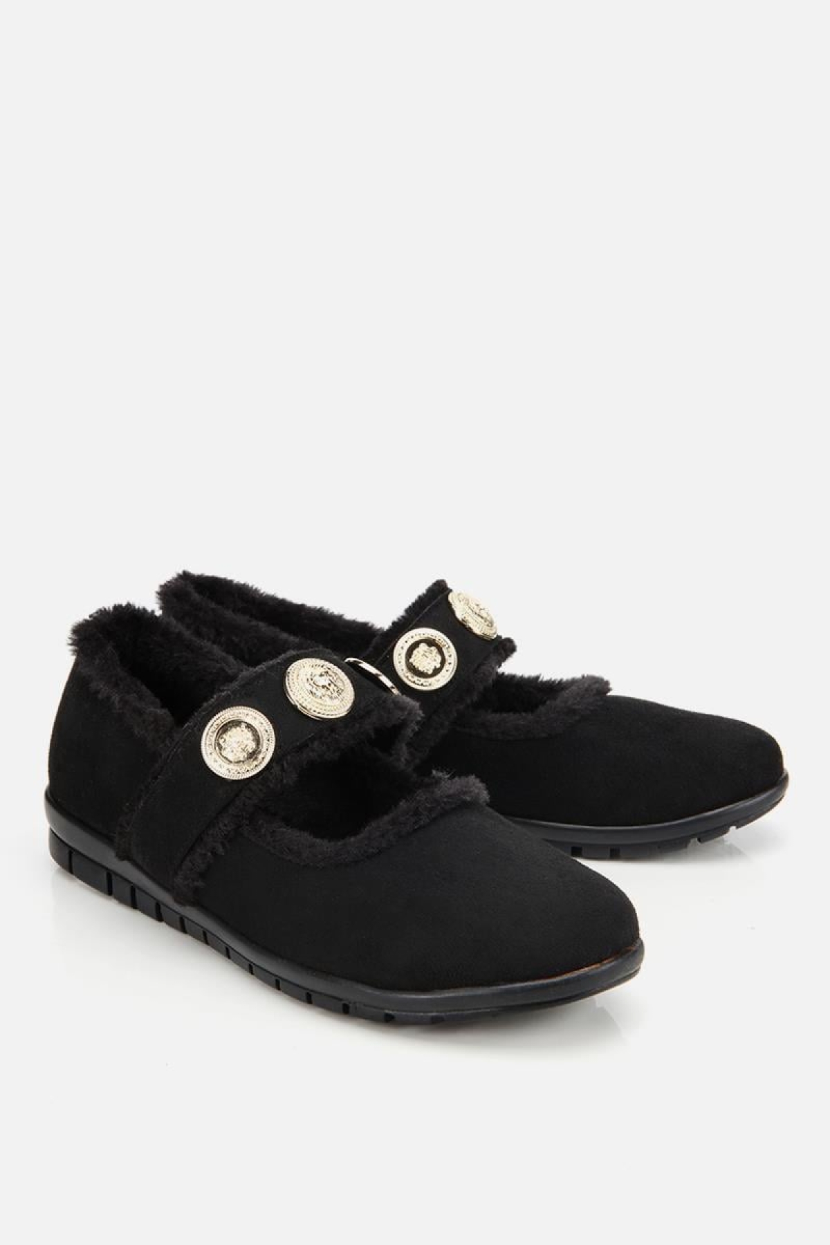 Yaya By Hotiç Kahverengi Yaya By Hotiç Yaya By Kadın Kürklü Tokalı Mary Jane Babet