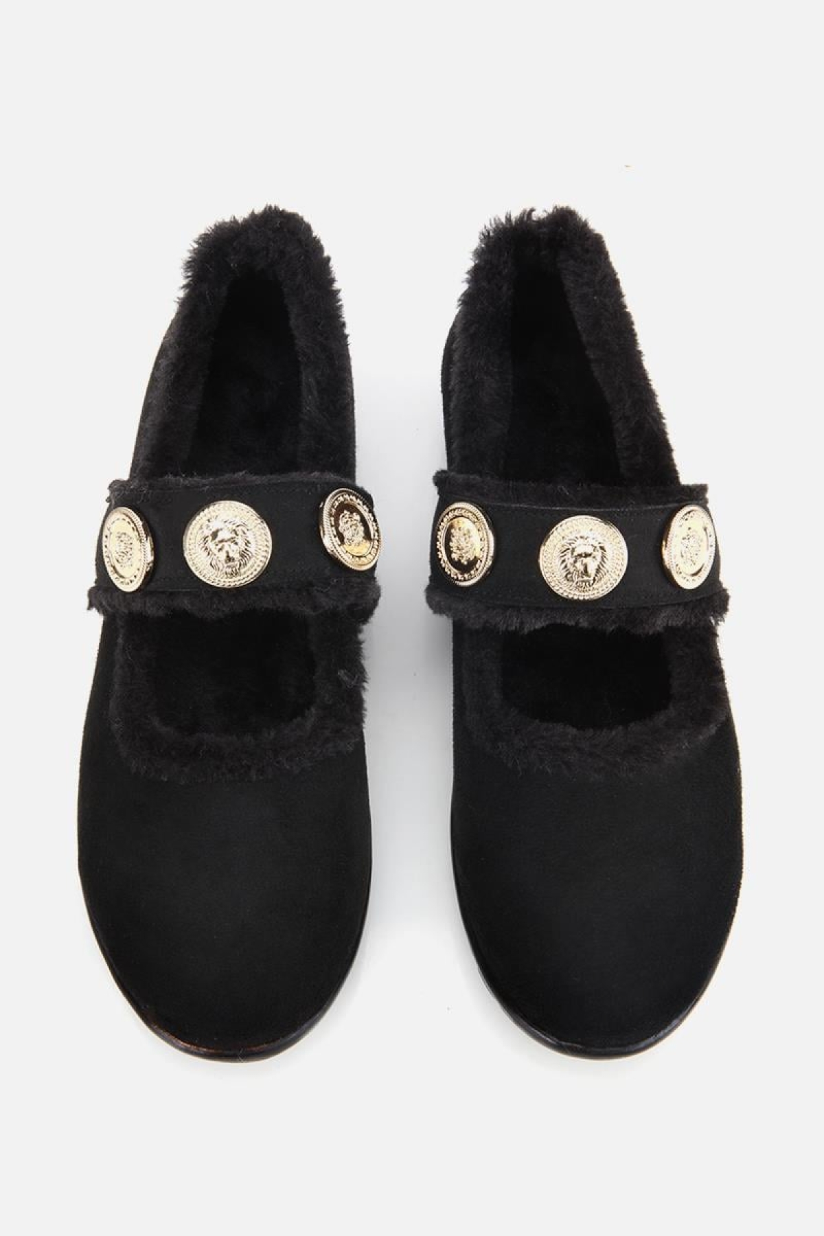 Yaya By Hotiç Kahverengi Yaya By Hotiç Yaya By Kadın Kürklü Tokalı Mary Jane Babet