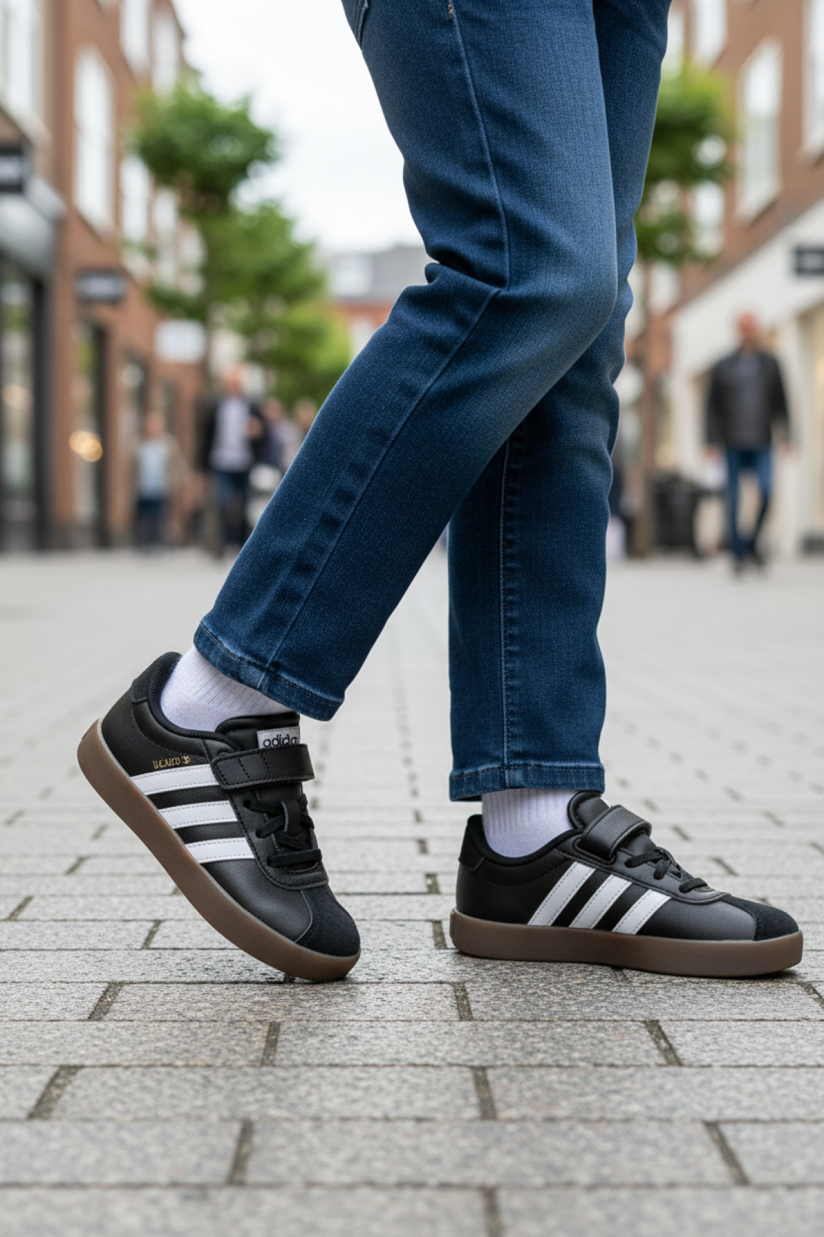 Adidas Adidas VL COURT 3.0 EL C Siyah Erkek Çocuk Sneaker Flo'da! Siyah - 3. görsel