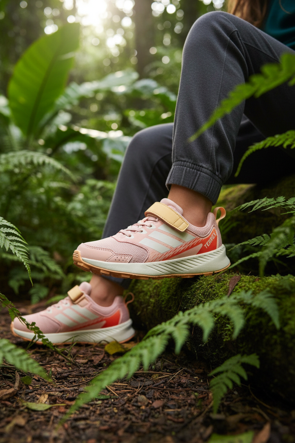 Adidas Bej Adidas Terrex Tracefinder CF C Kız Çocuk Spor Ayakkabı