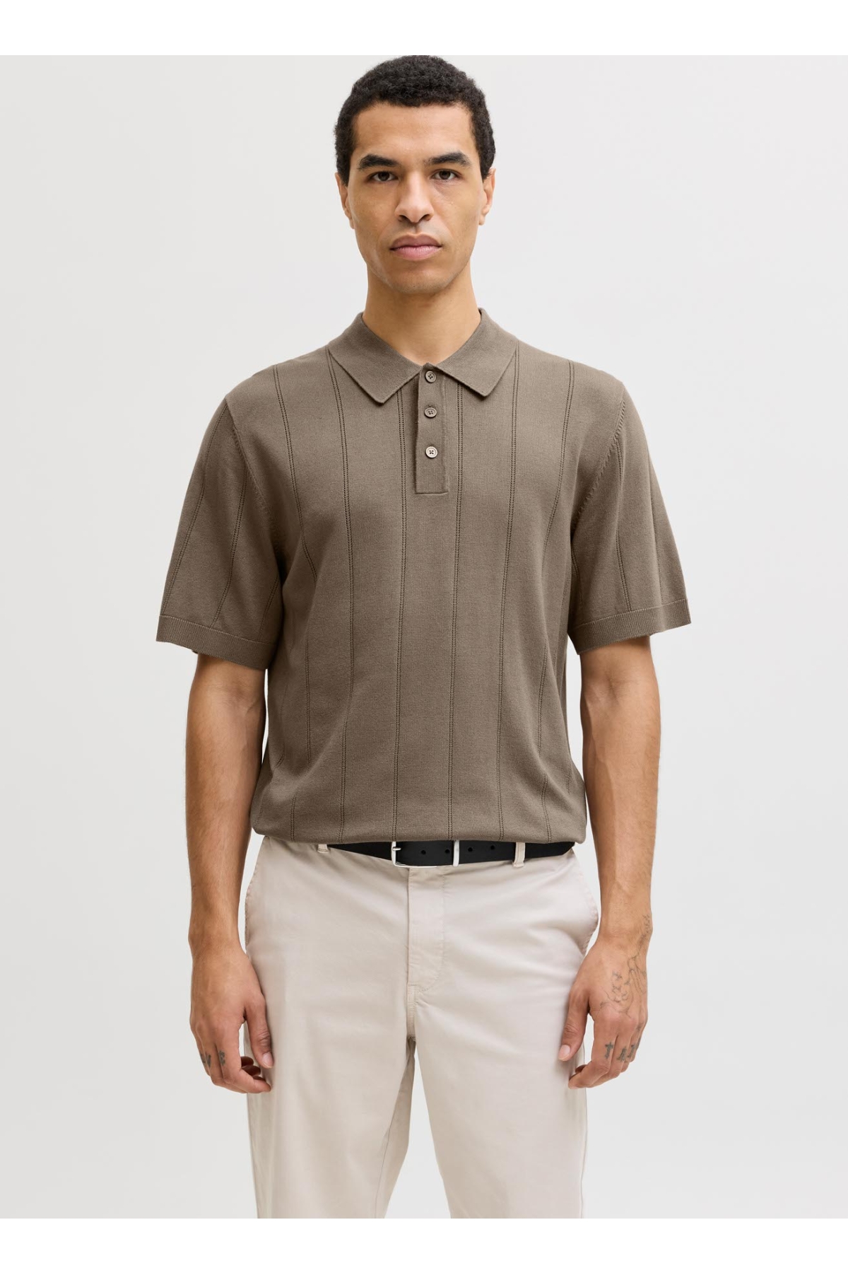 Jack Jones Jprblawıllıam Structure Knıt Polo Ss Sn Erkek