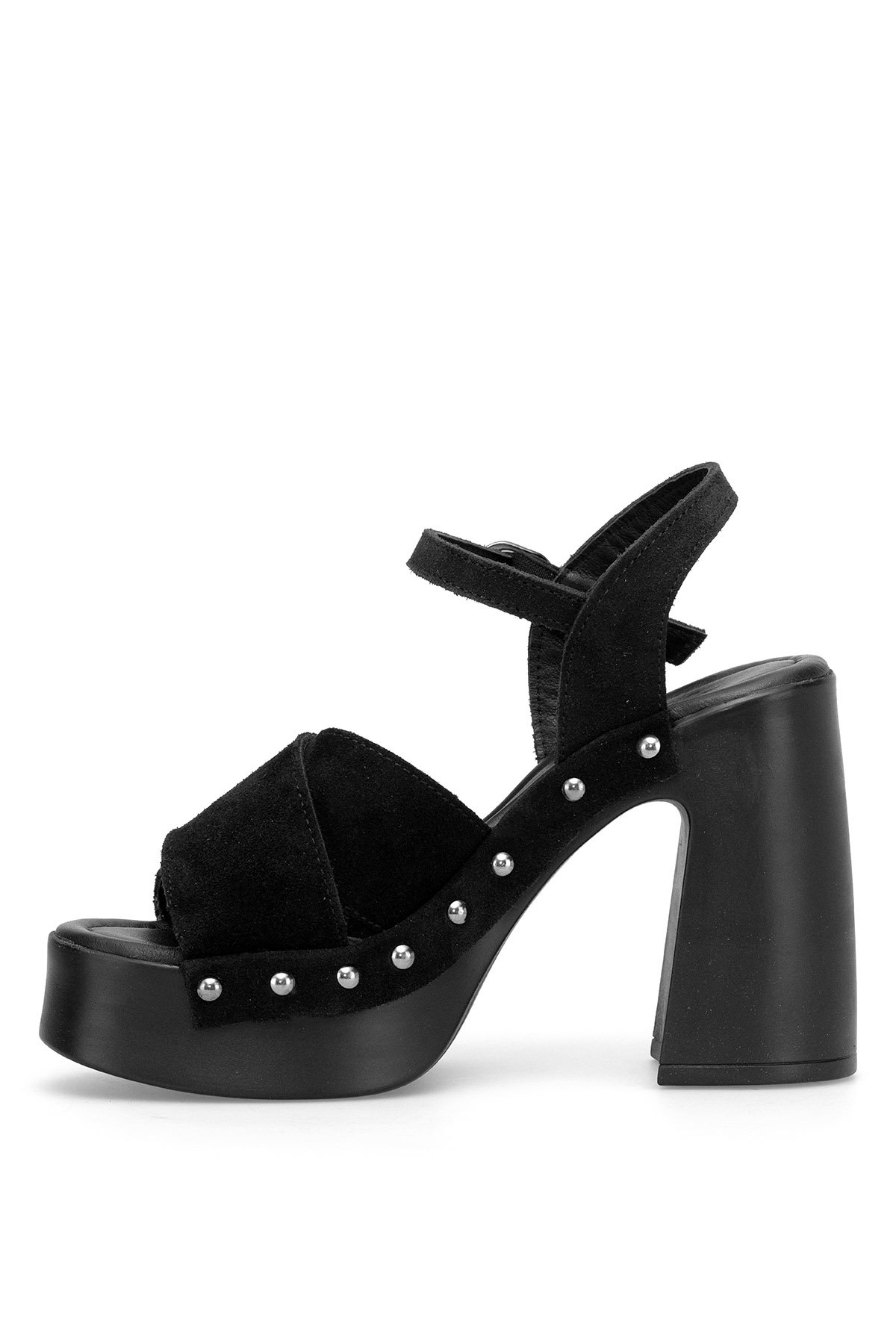 Ayakkabı Fuarı Kahverengi Ayakkabı Fuarı Elit Hakiki ZYN4128 Kadın Süet Deri Platform