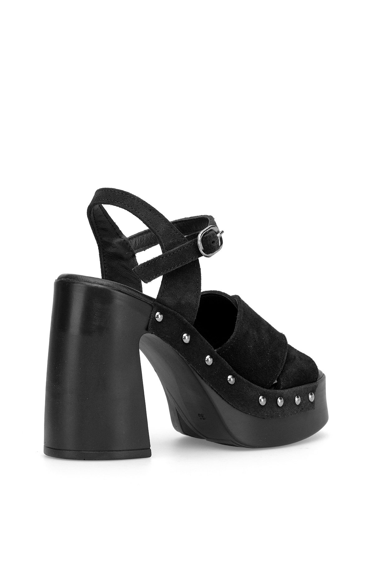 Ayakkabı Fuarı Kahverengi Ayakkabı Fuarı Elit Hakiki ZYN4128 Kadın Süet Deri Platform