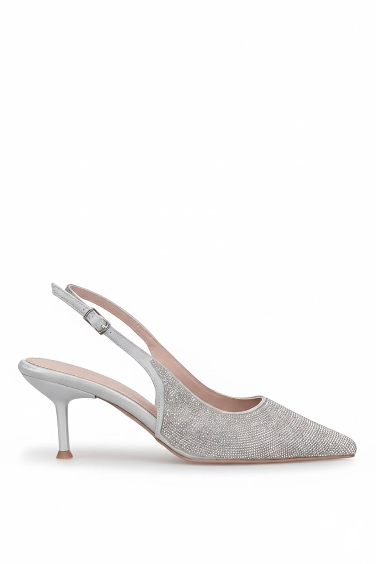 Beety Gümüş Beety Klasik 26BY168.202 Kadın Topuklu Ayakkabı