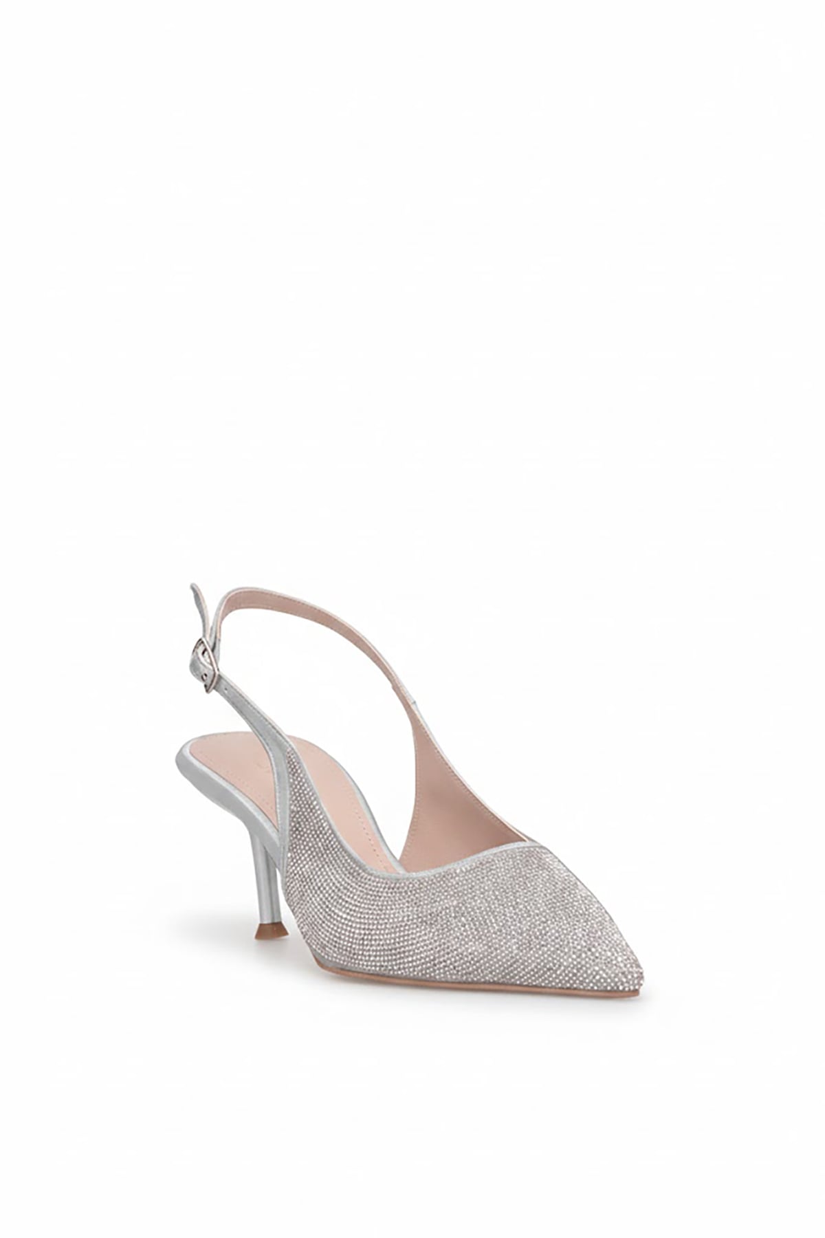 Beety Gümüş Beety Klasik 26BY168.202 Kadın Topuklu Ayakkabı