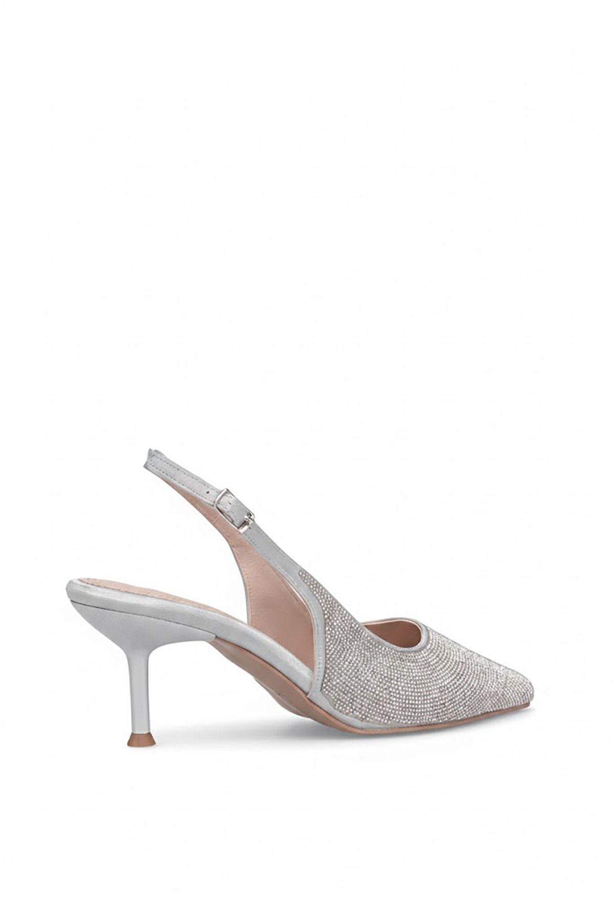 Beety Gümüş Beety Klasik 26BY168.202 Kadın Topuklu Ayakkabı