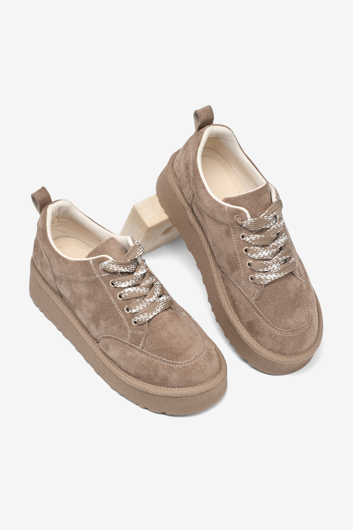 Tonny Black Kahverengi Tonny Black Kalin Poli Kadın Taban Bağcıklı Günlük Ayakkabı