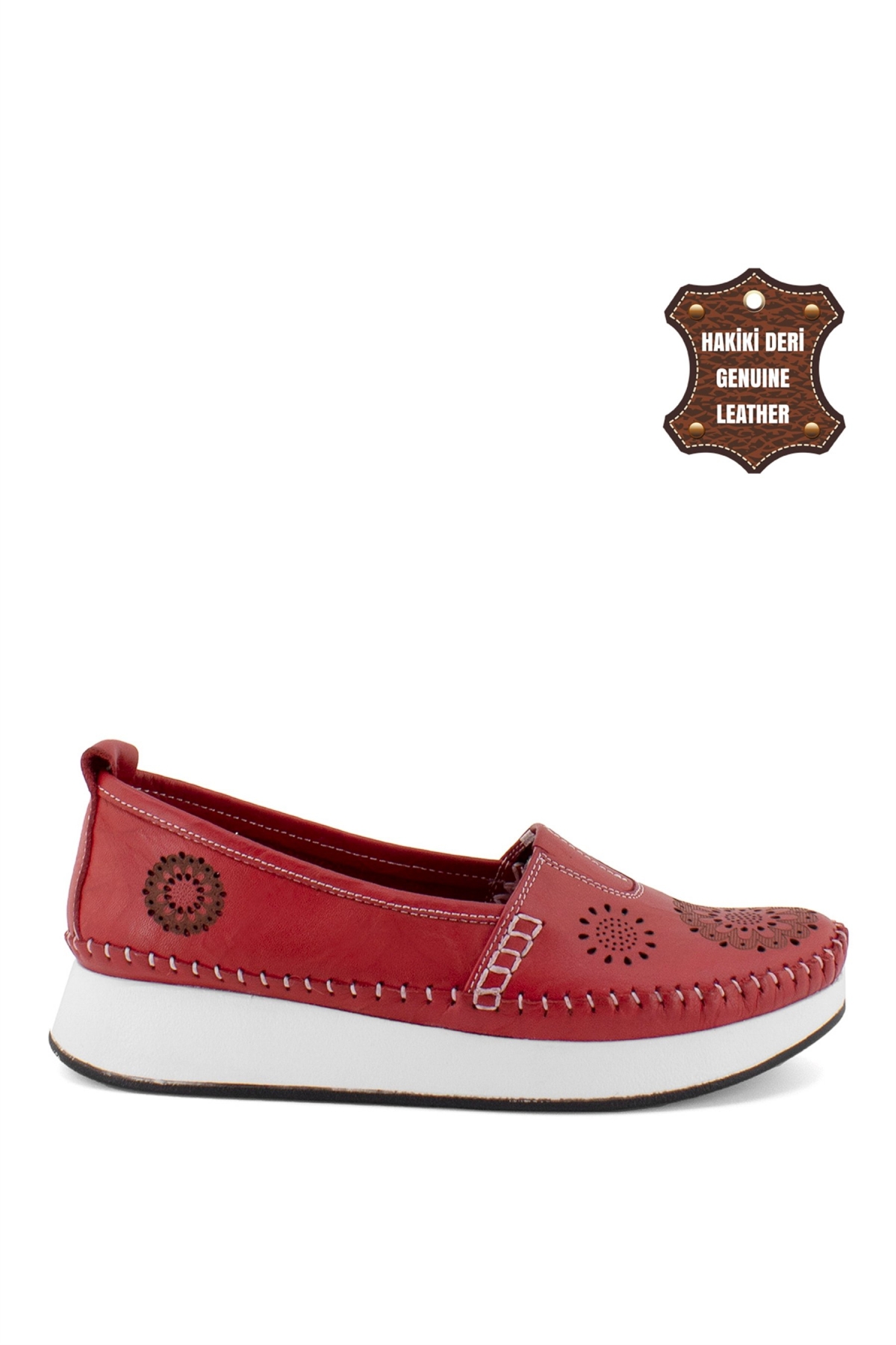 Ayakkabı Fuarı Siyah Ayakkabı Fuarı Elit Hakiki Mn85L21C Kadın Deri Espadril