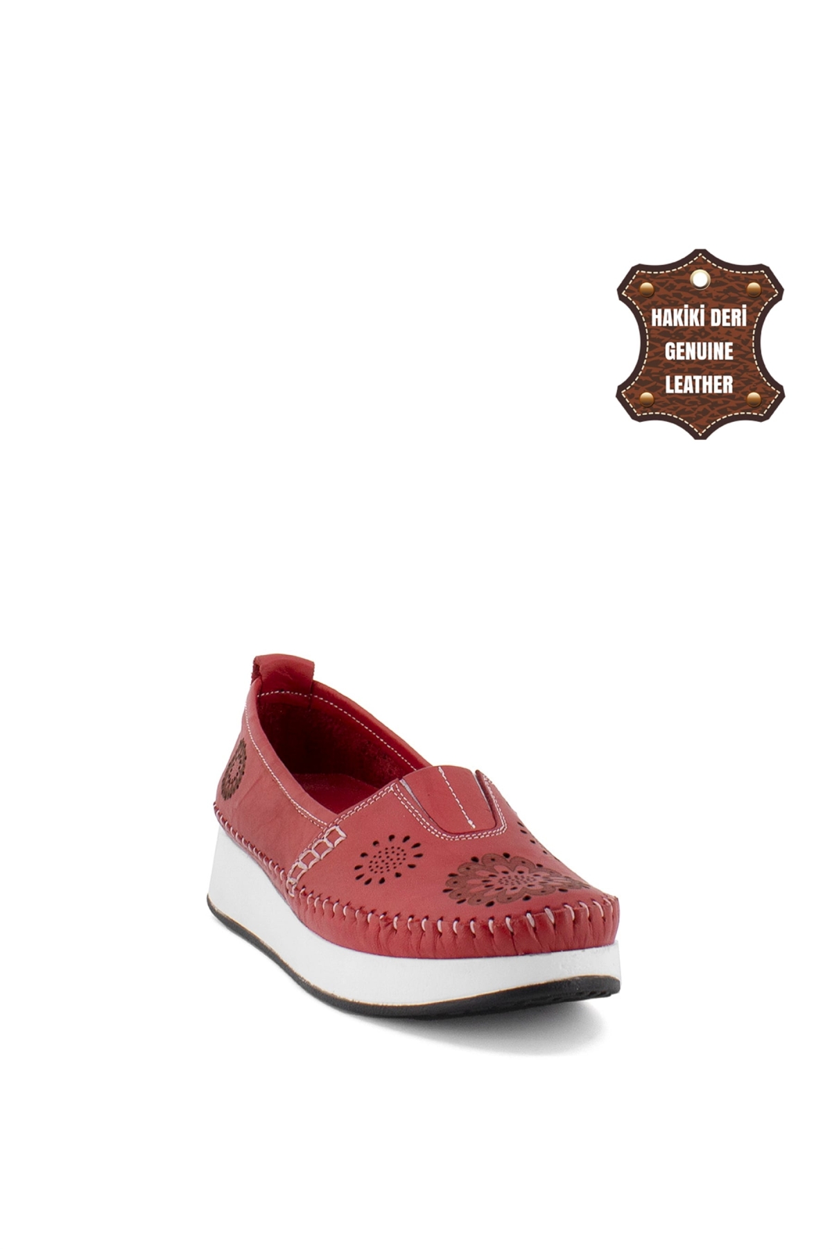 Ayakkabı Fuarı Siyah Ayakkabı Fuarı Elit Hakiki Mn85L21C Kadın Deri Espadril