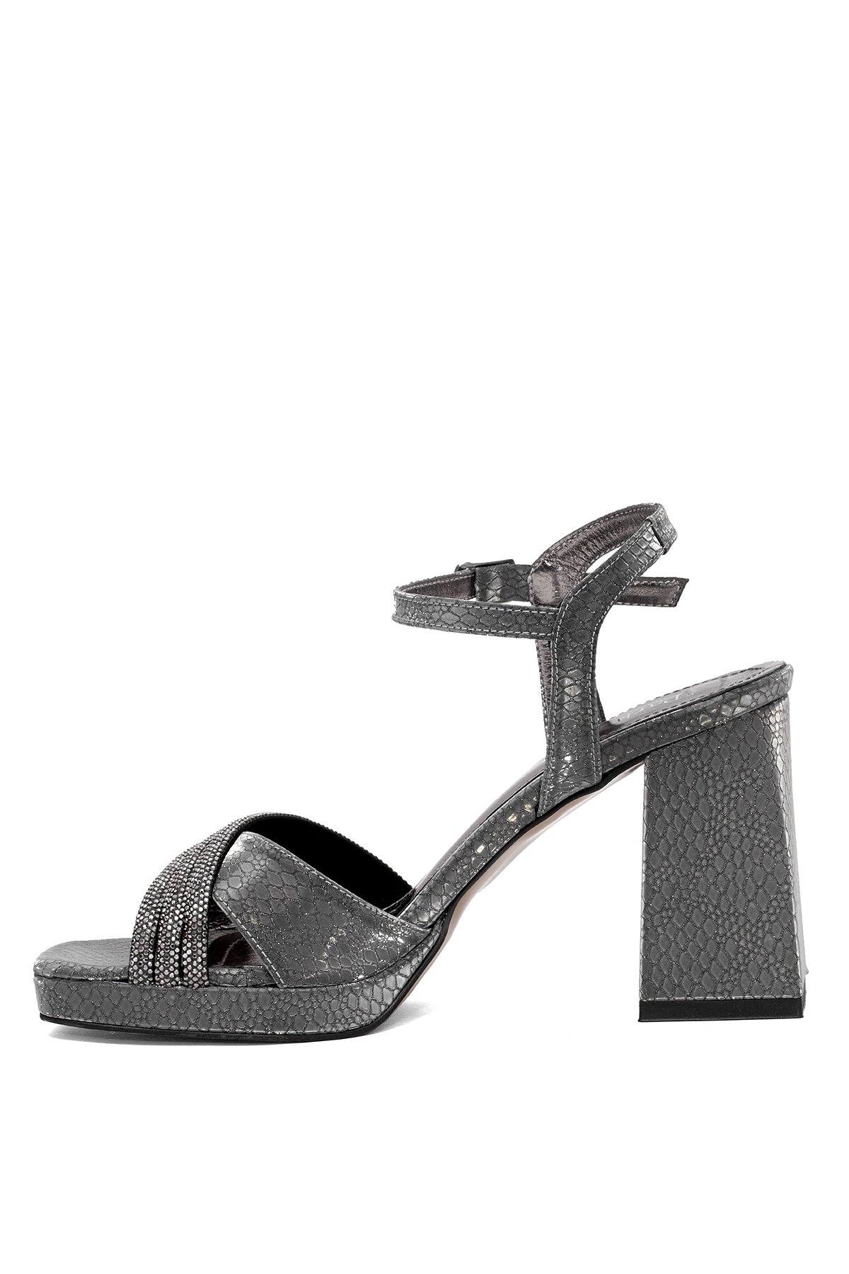 Ayakkabı Fuarı Gümüş Ayakkabı Fuarı Elit PM08 K98 Kadın Platform